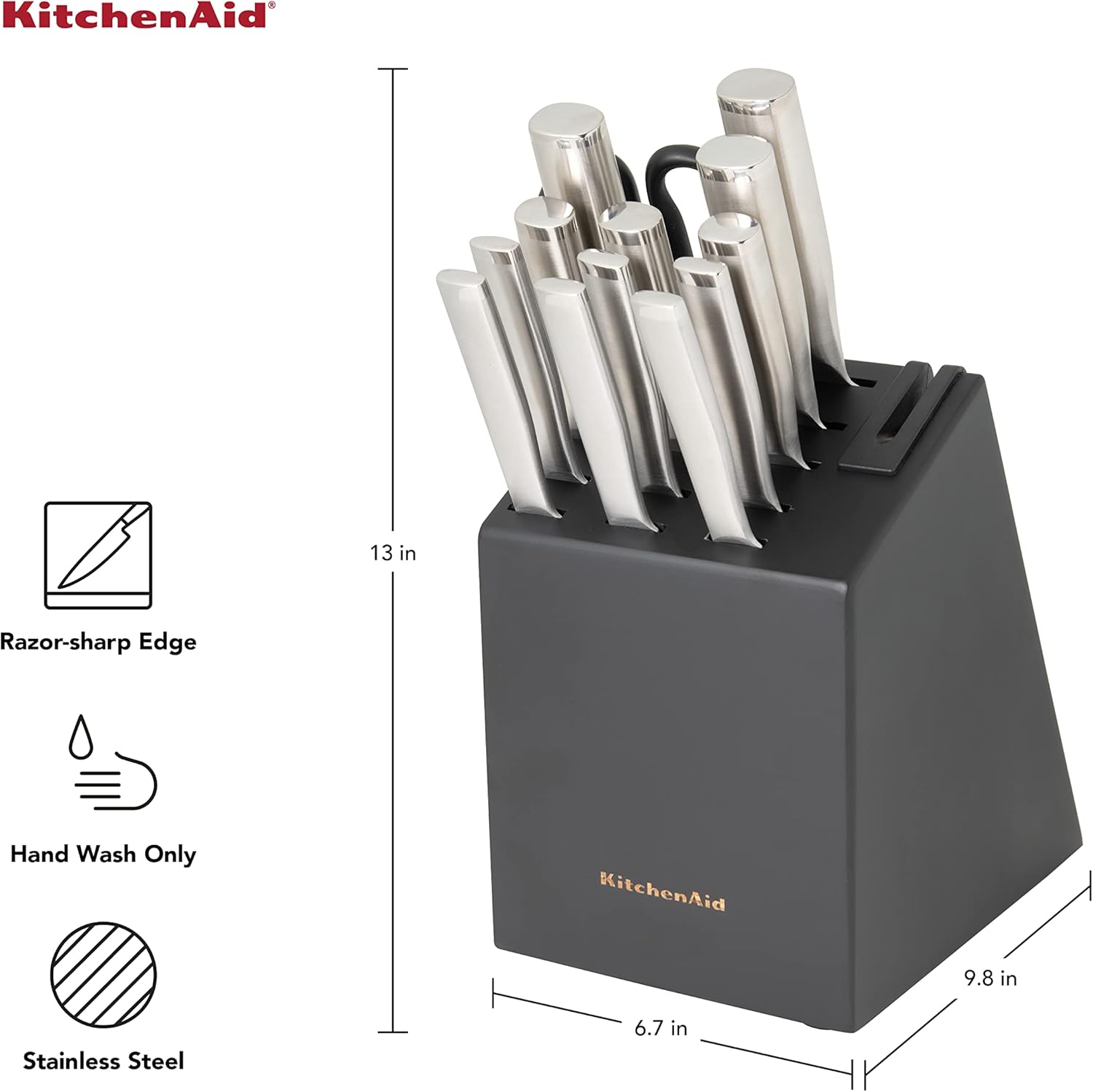 Effortless Kitchen Knife Block Set