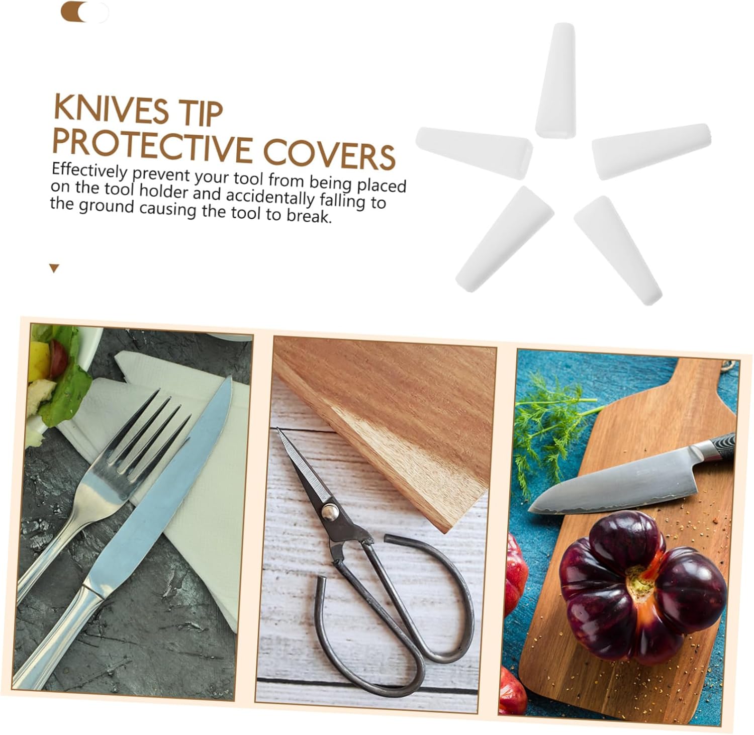 LIFKOME 250PCS Knives Tip Guards