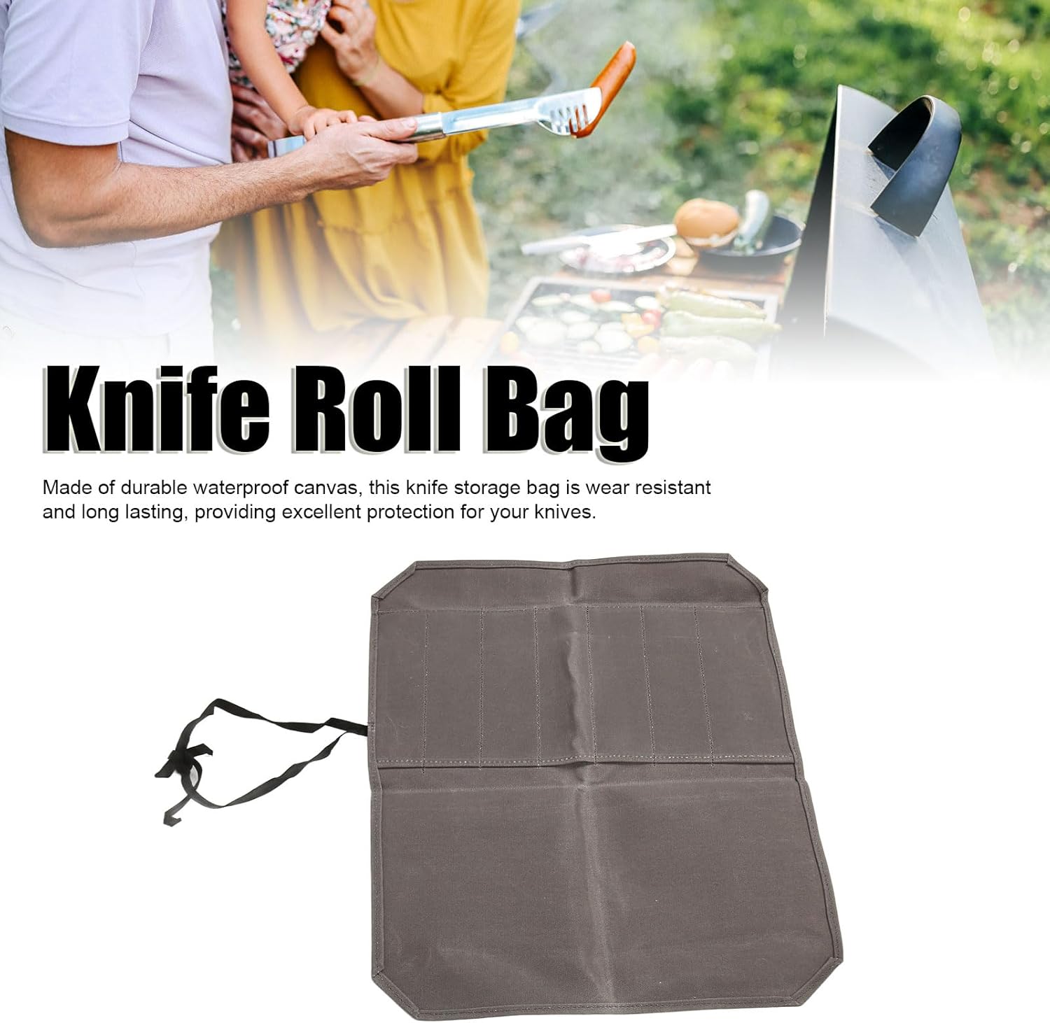Durable Canvas Knives Organizer