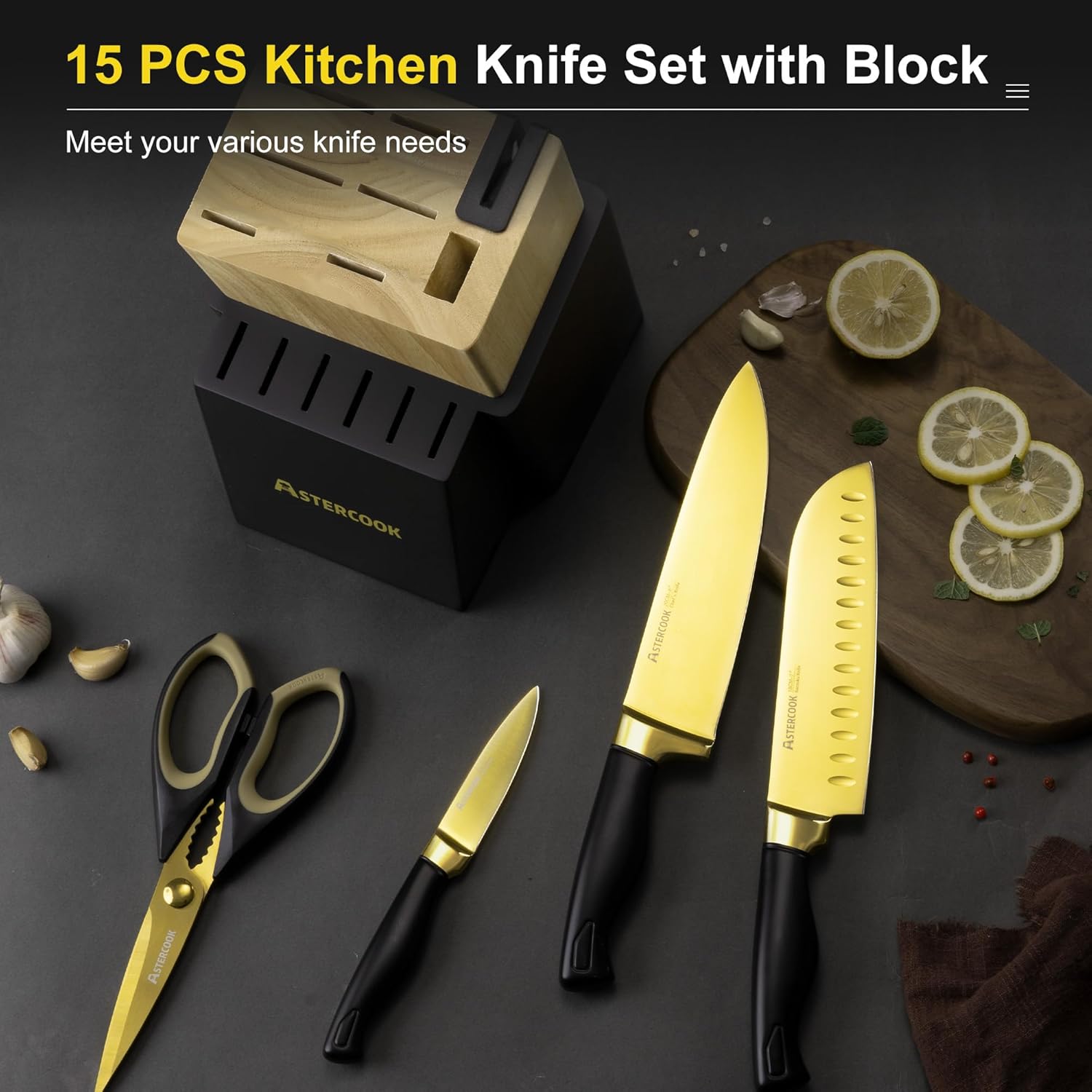 German stainless steel knife set