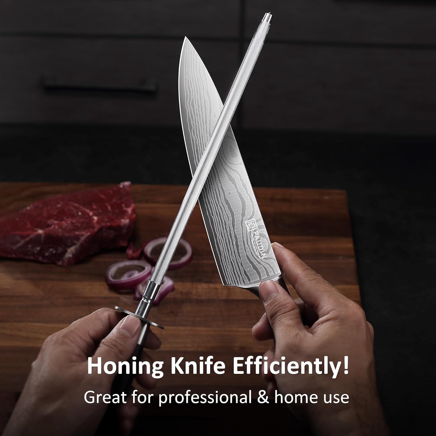 High-Quality Kitchen Knife Block Set 14-Piece German Stainless Steel Kitchen Gadgets