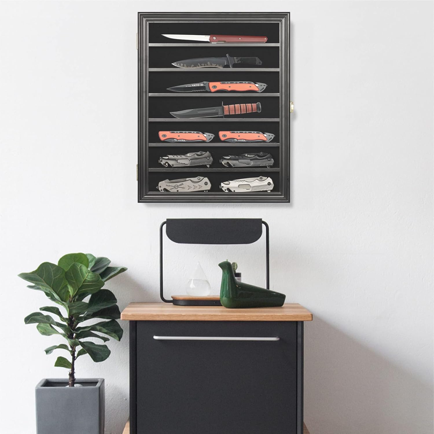 DisplayGifts Folding Pocket Knife Display Case