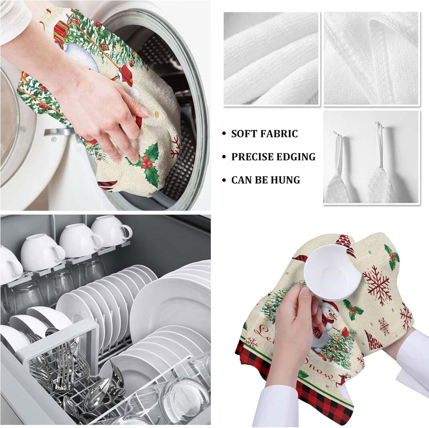 ZOE GARDEN Christmas Reindeer Towels