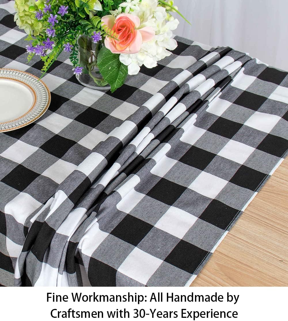 Stylish_csv Buffalo Plaid Tablecloth for 54x54-Inch Tables