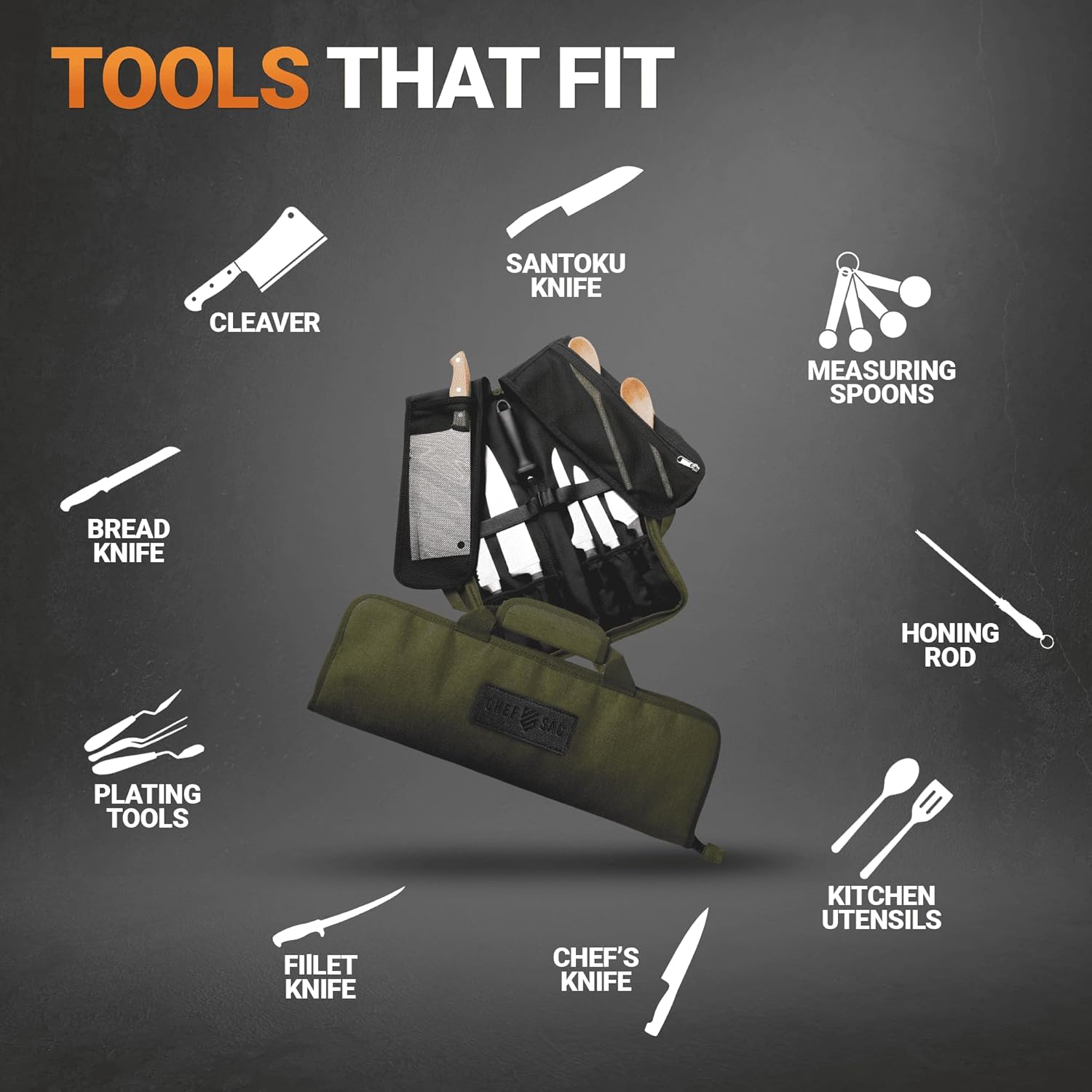 Knives and Kitchen Tote