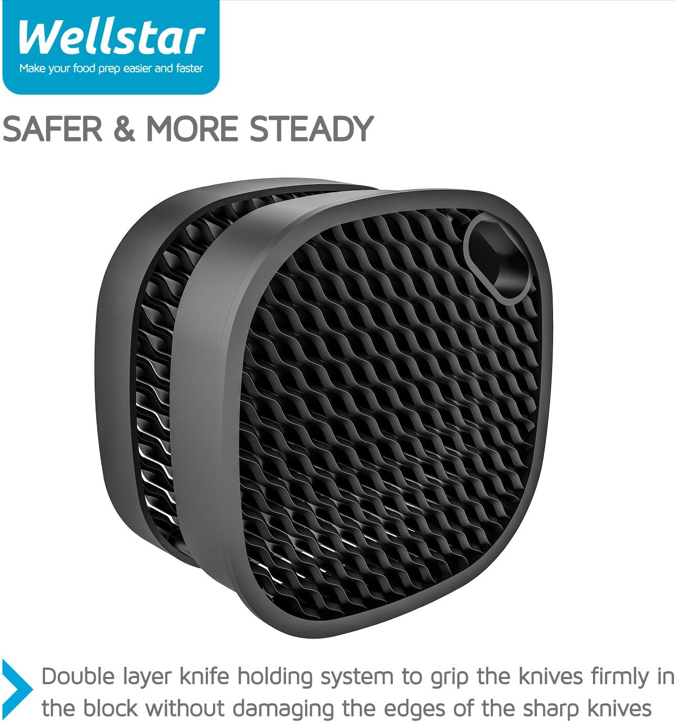 WELLSTAR Universal Knife Block Holder