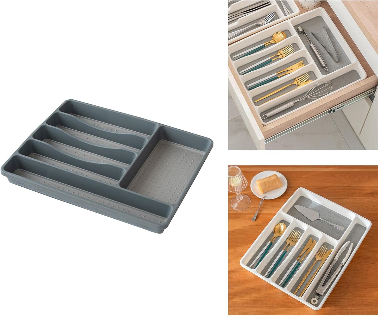 Duiaynke Cutlery Storage Tray for Kitchen Utensils