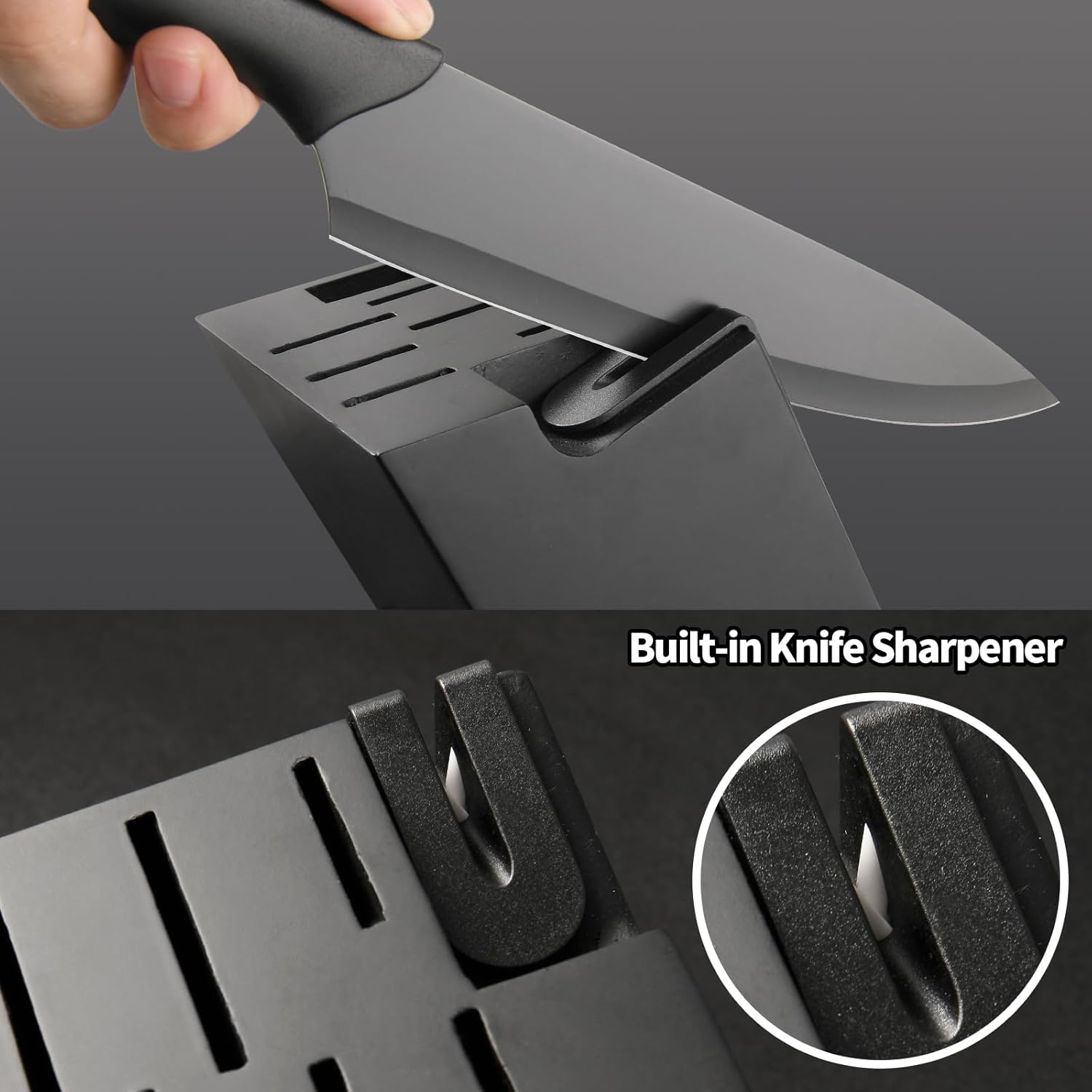 16-Piece Complete Kitchen Knife Block Set