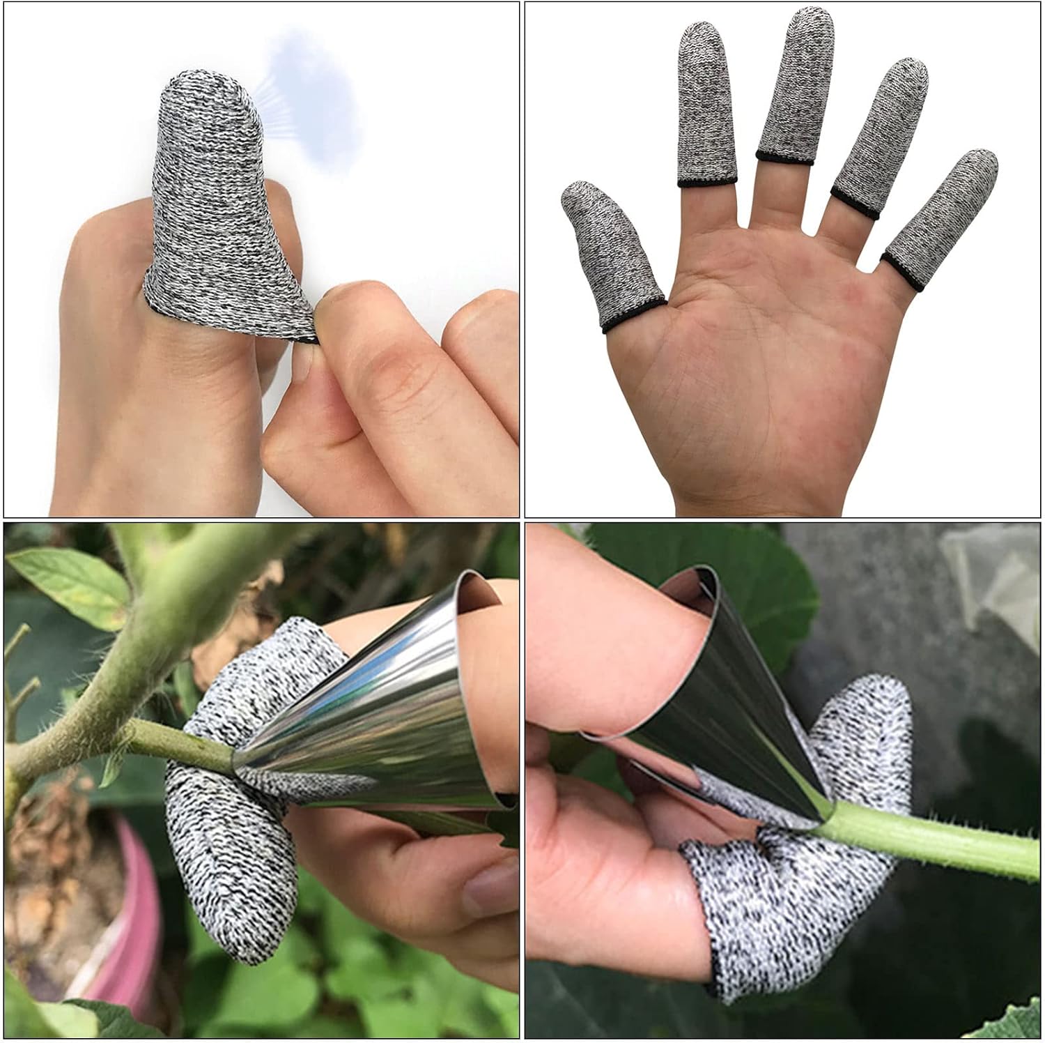 ZOCONE 6 PCS Cut Resistant Finger Guards Set