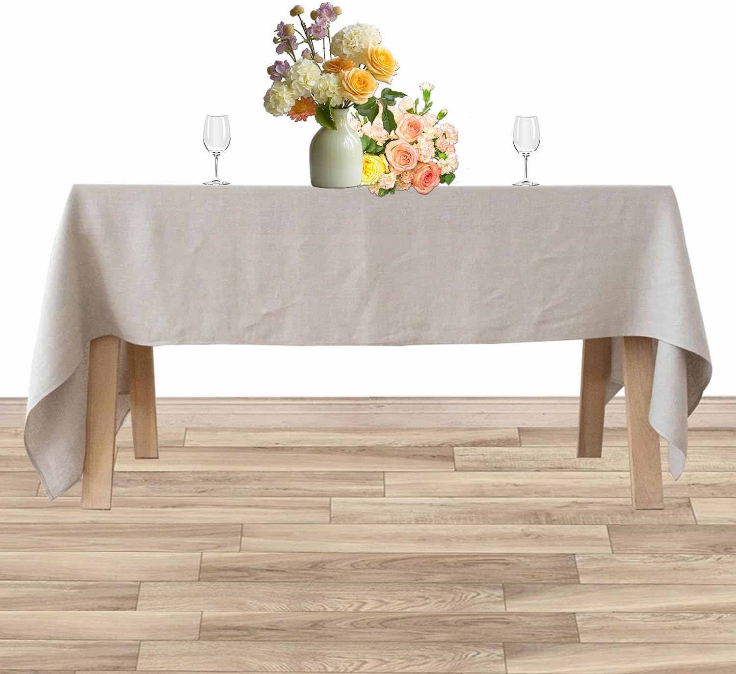 Durable Rustic 100 Linen Tablecloth