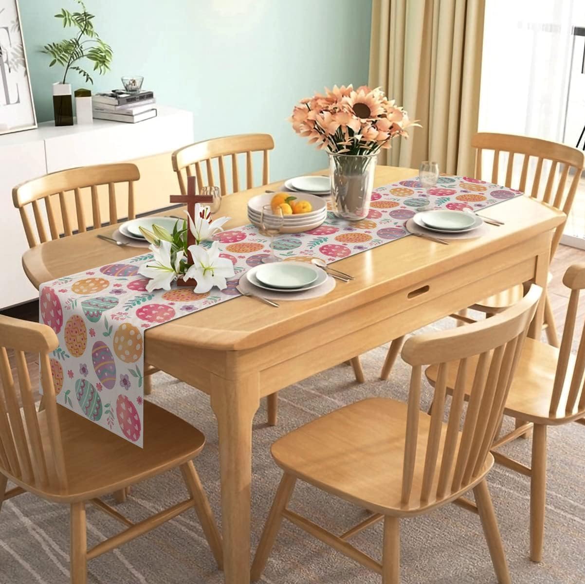 Nepnuser Eco Table Runner for Spring Events