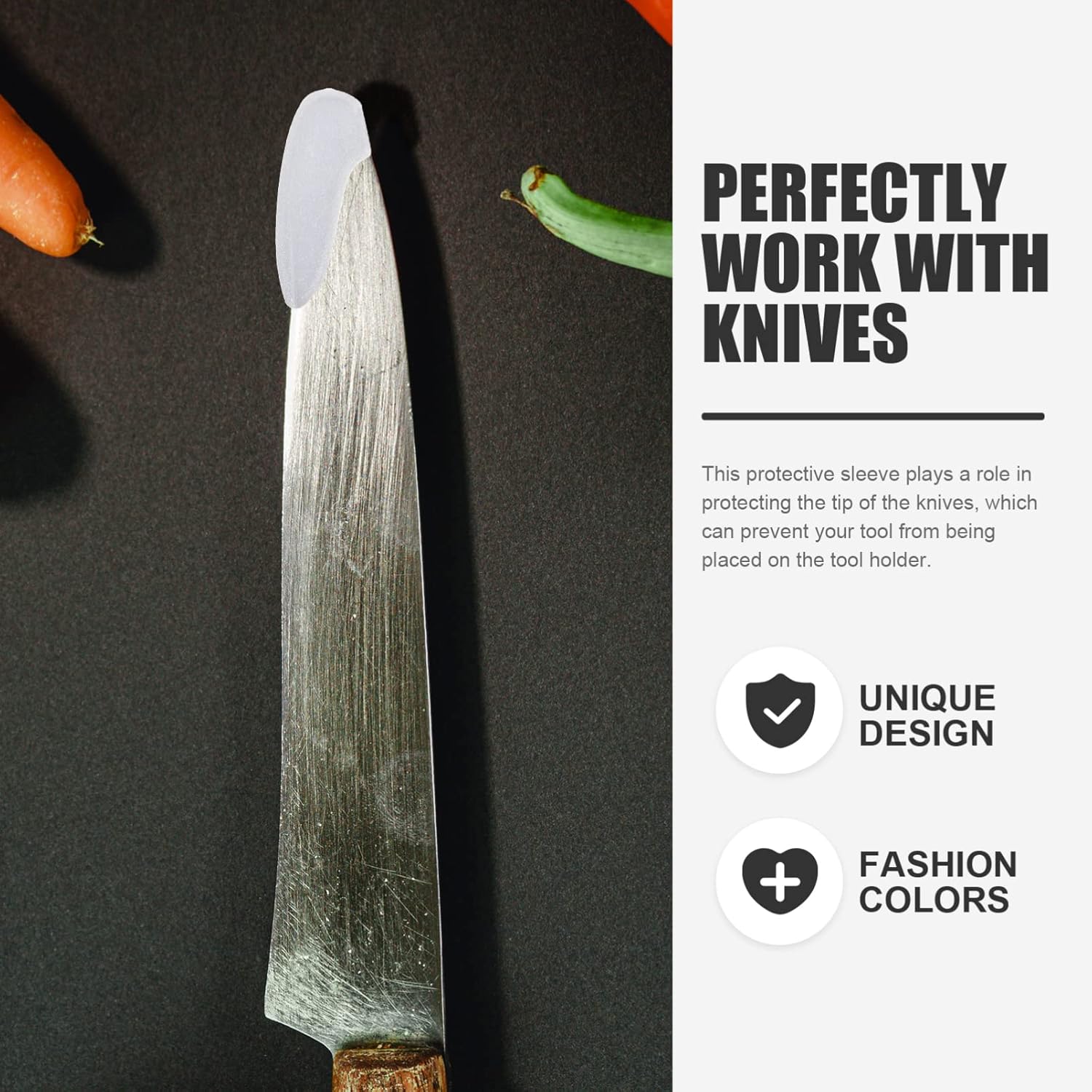 50-Piece Tip Set Blades Protector Knives Protector