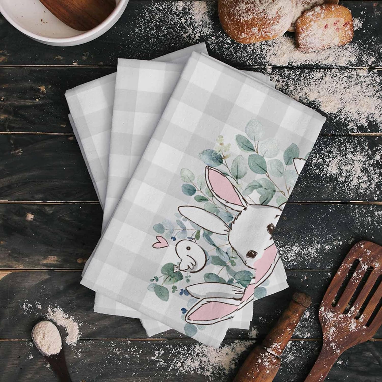 Floral Easter Kitchen Towels