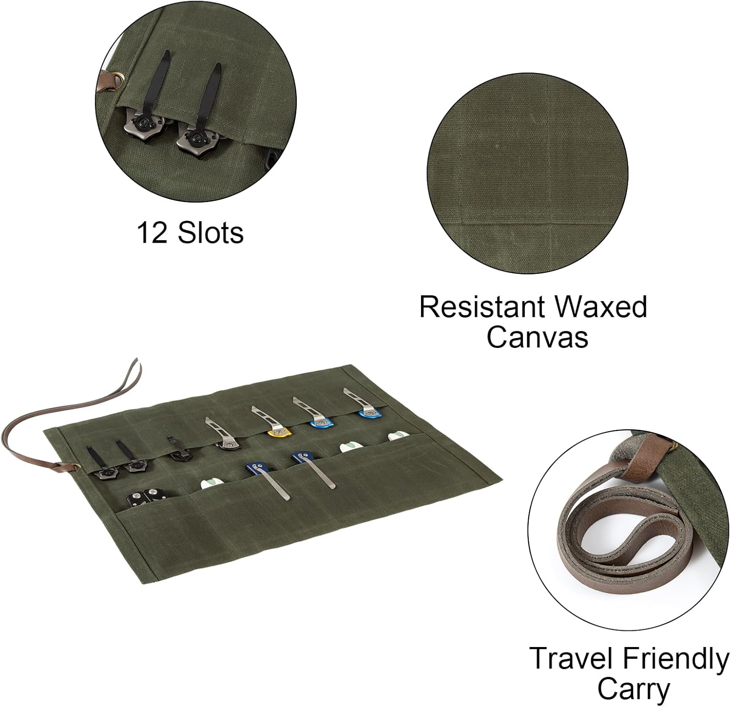 12-Slot Knife Holder Organizer
