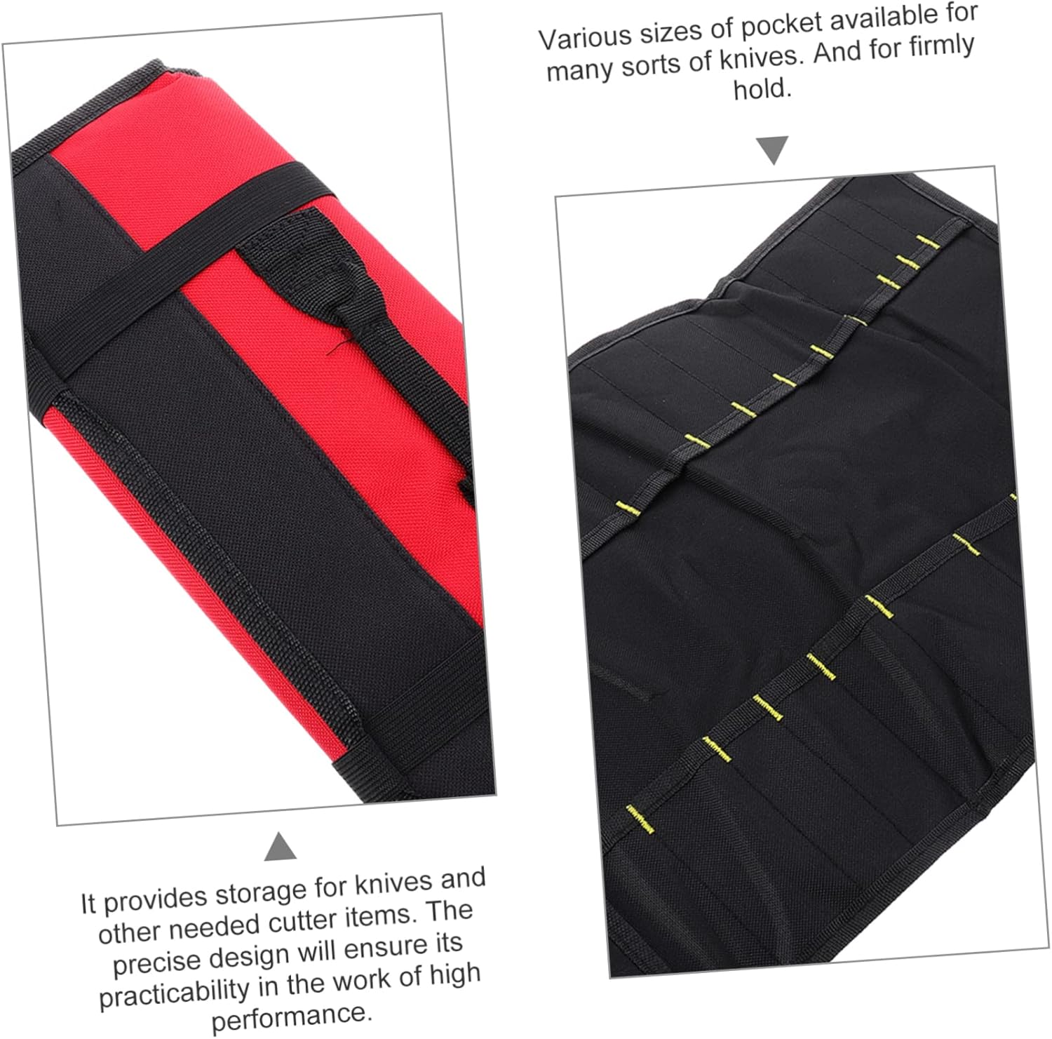 Garneck Portable Chef Knife Roll Bag with 22 Slots