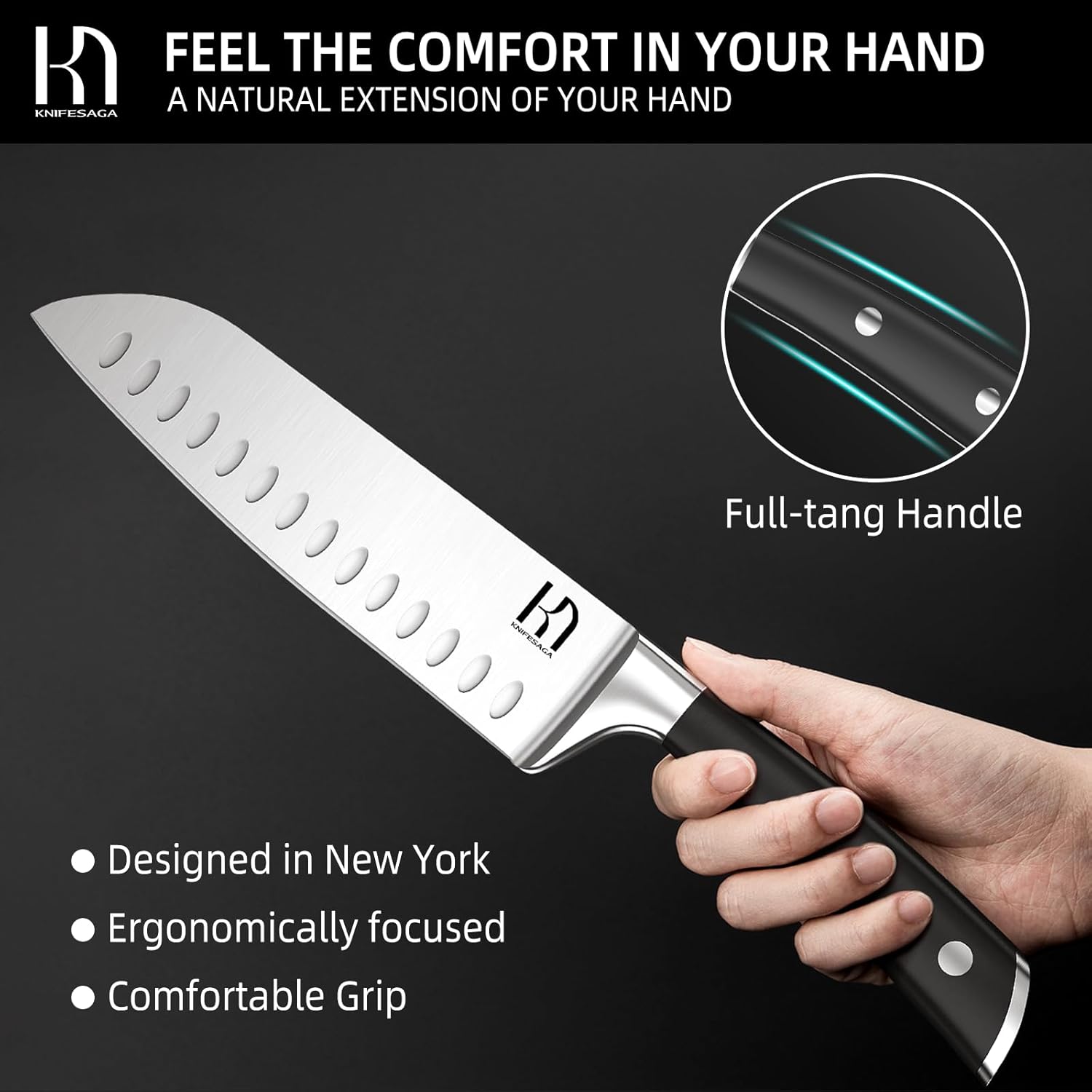 15-Piece Kitchen Knife Set