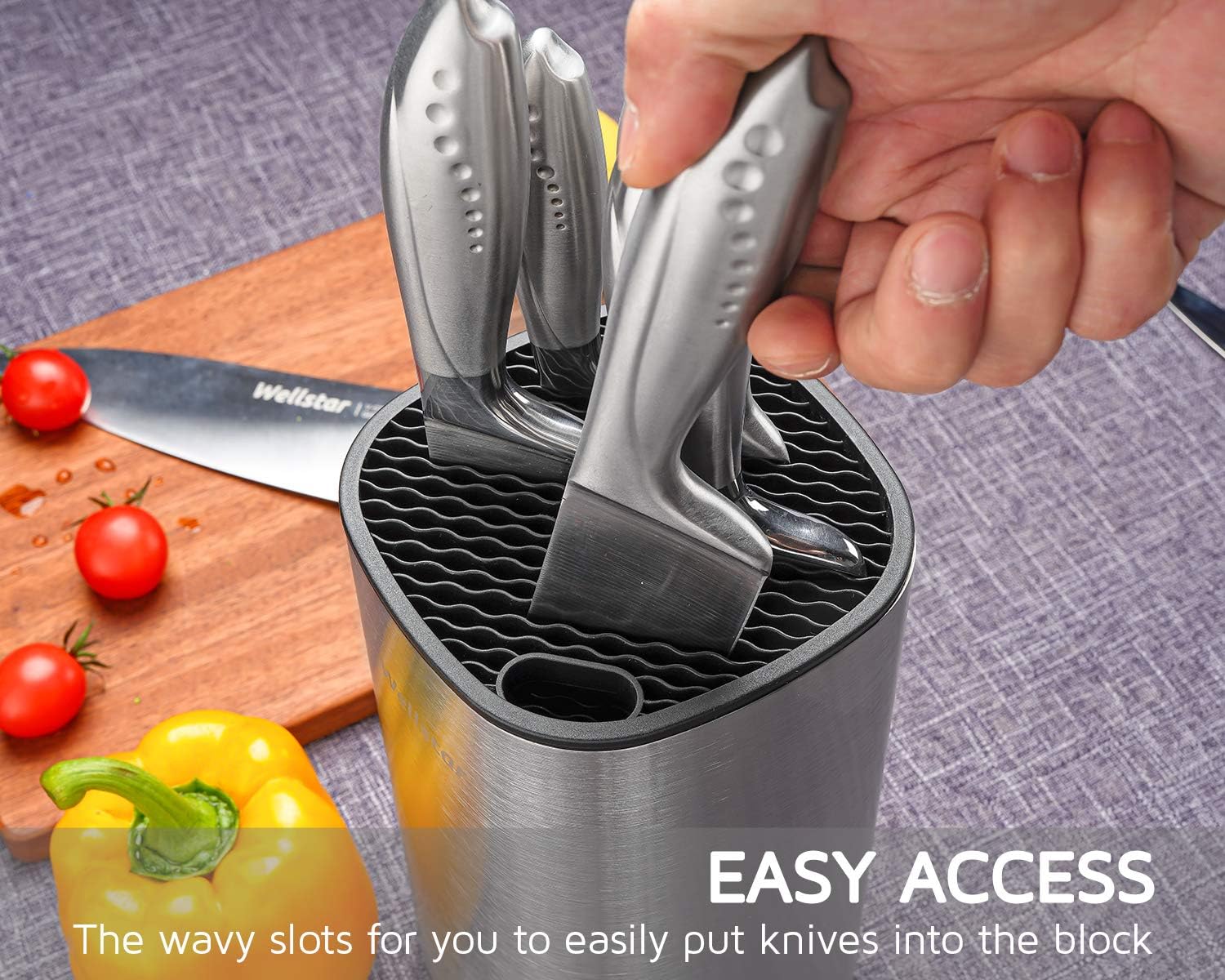 WELLSTAR Universal Knife Block Holder