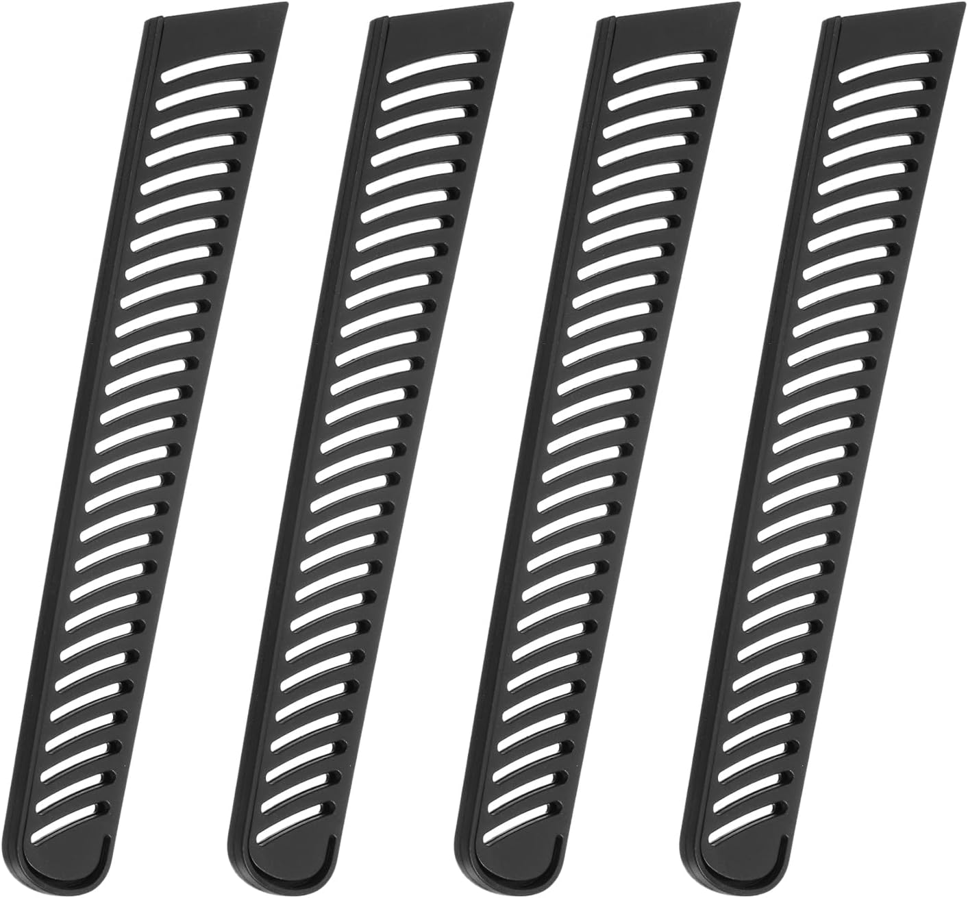 uxcell 4Pcs Black Knife Edge Guards for 95 Kitchen Knives