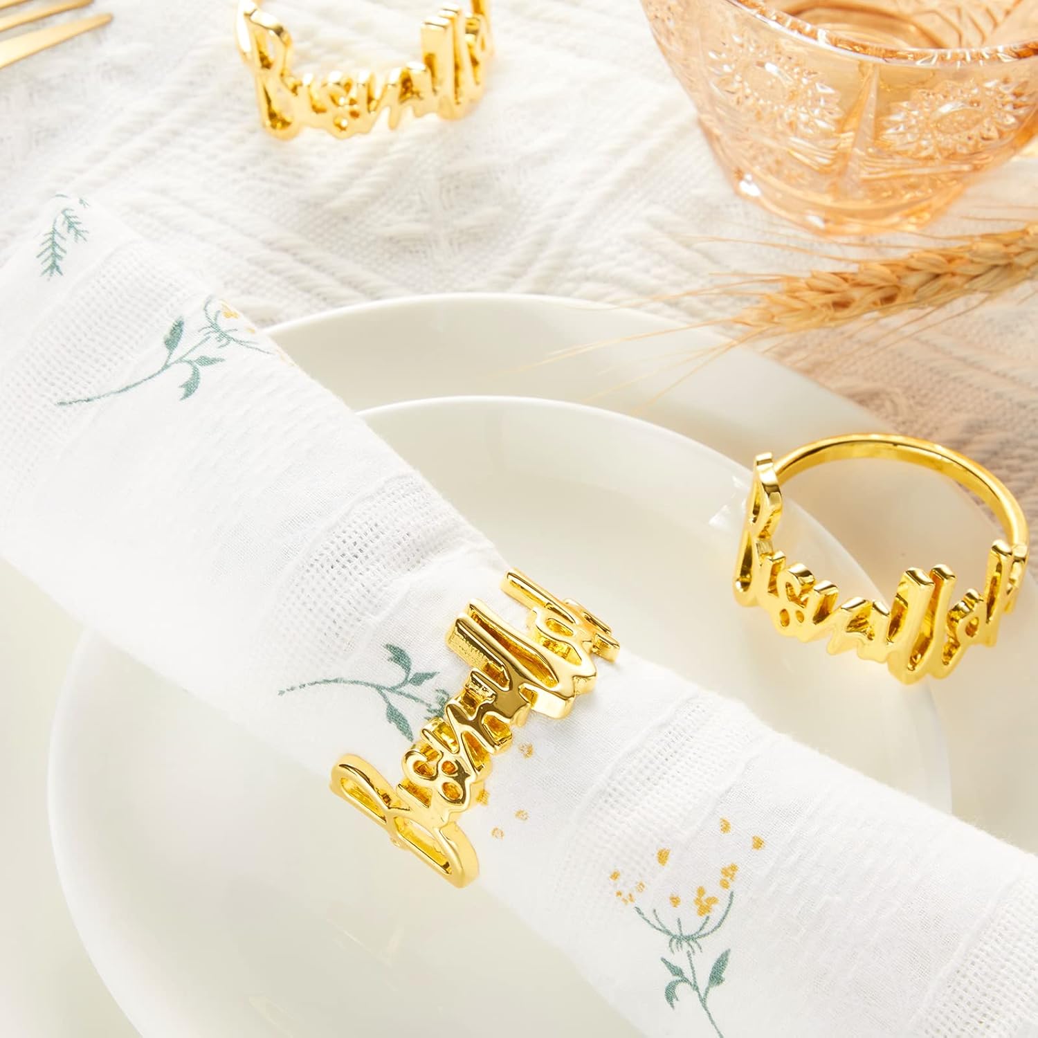 Eid Napkin Rings Set
