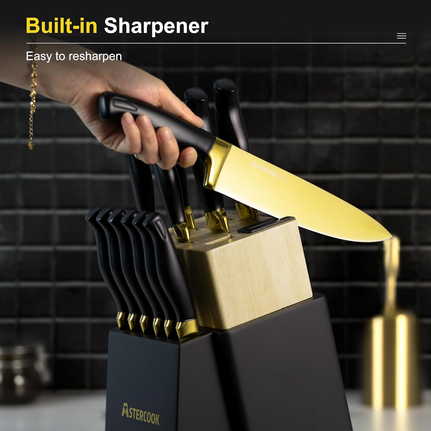 German stainless steel knife set