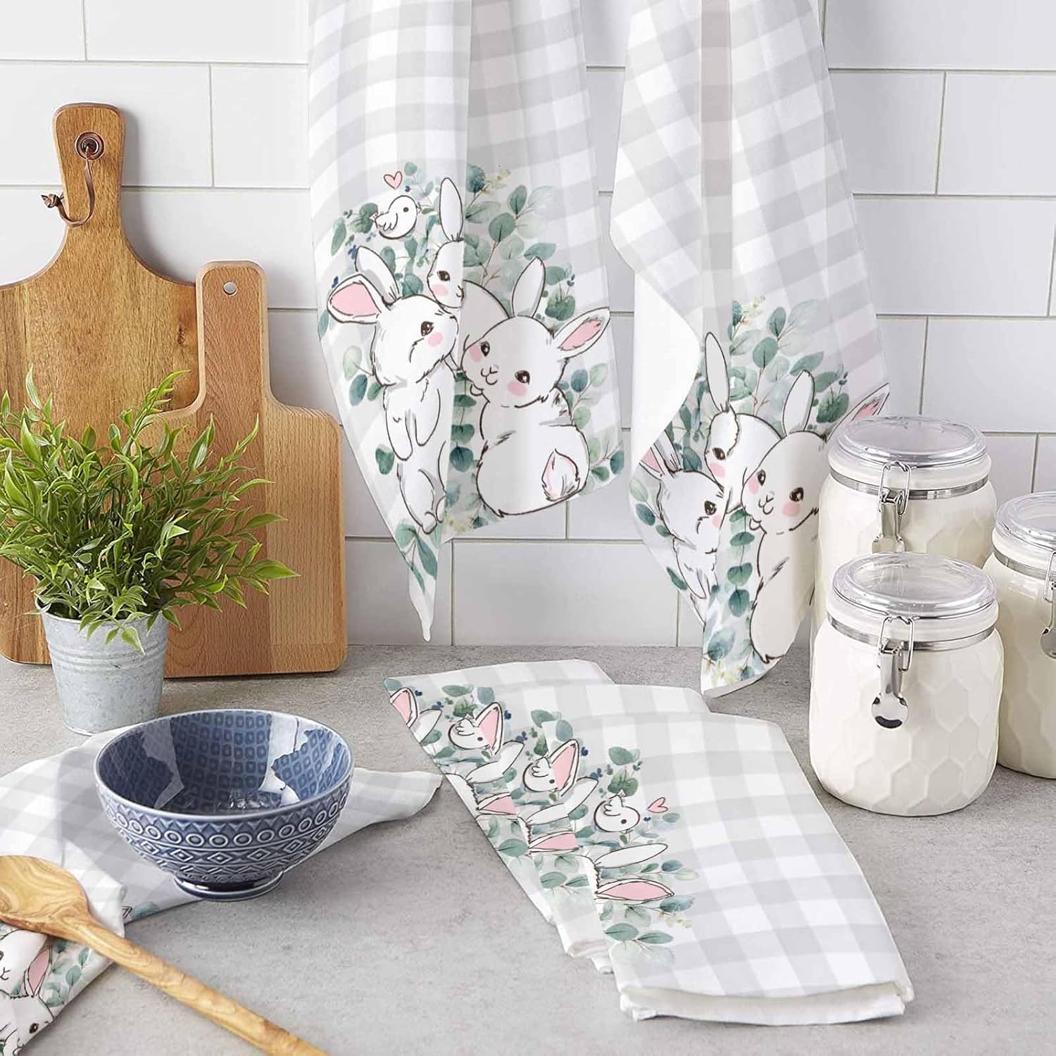 Floral Easter Kitchen Towels