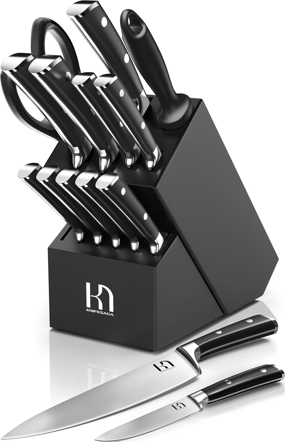 15-Piece Kitchen Knife Set