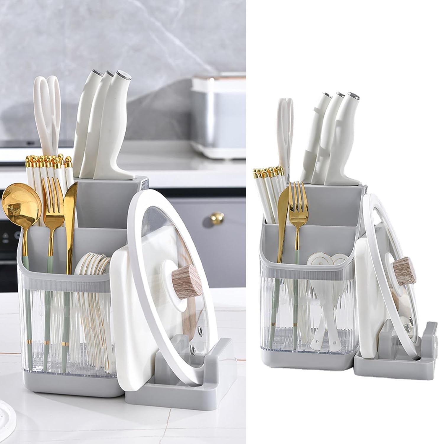 Noennull Kitchen Knife Holder Durable Space-Saving