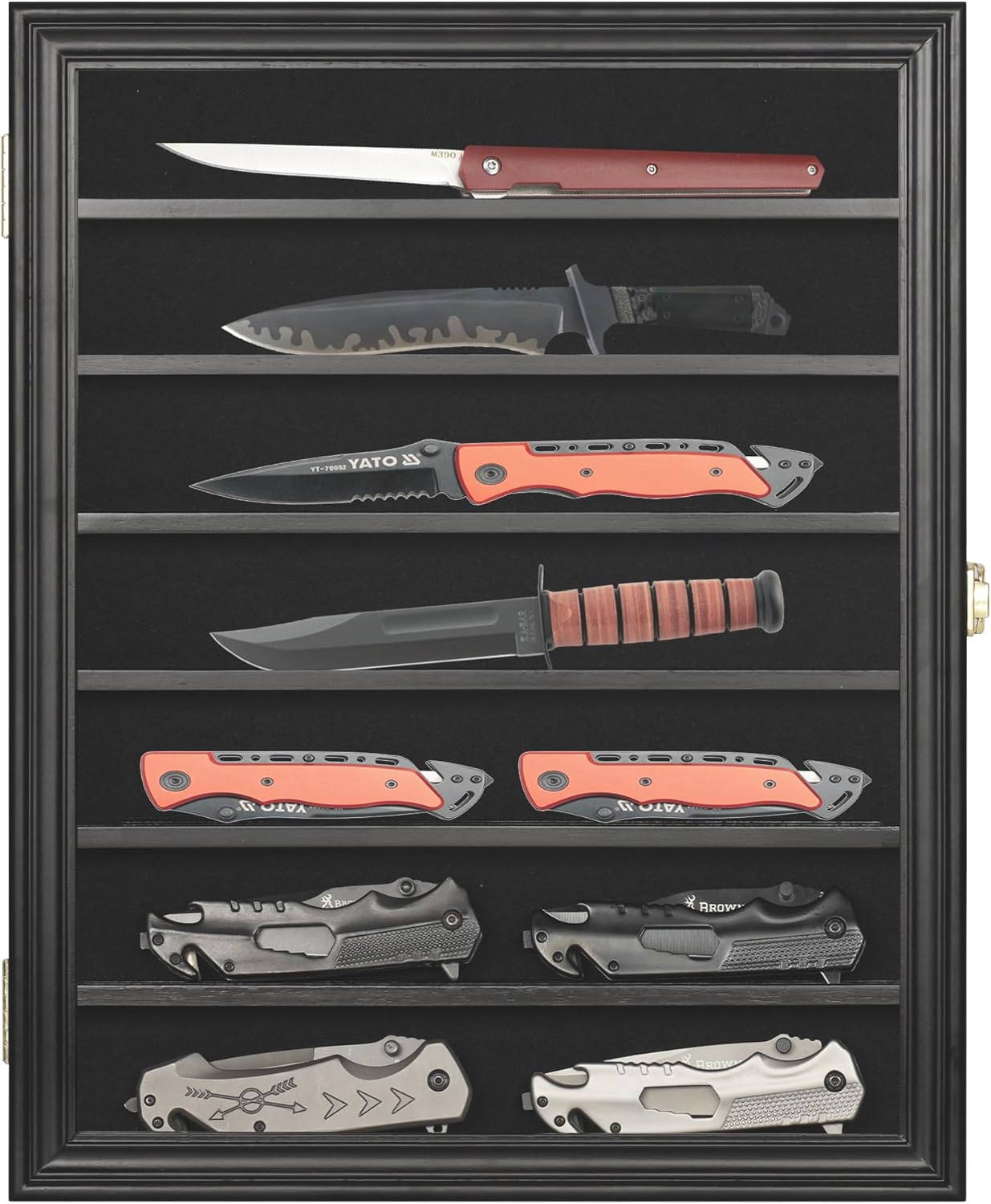 DisplayGifts Folding Pocket Knife Display Case