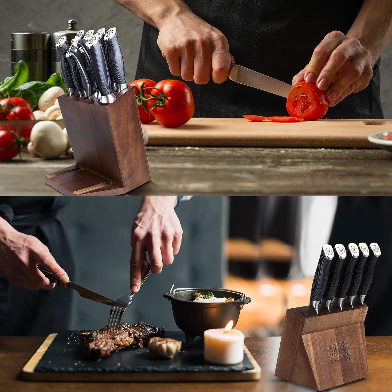 SHAN ZU Knife Block Set