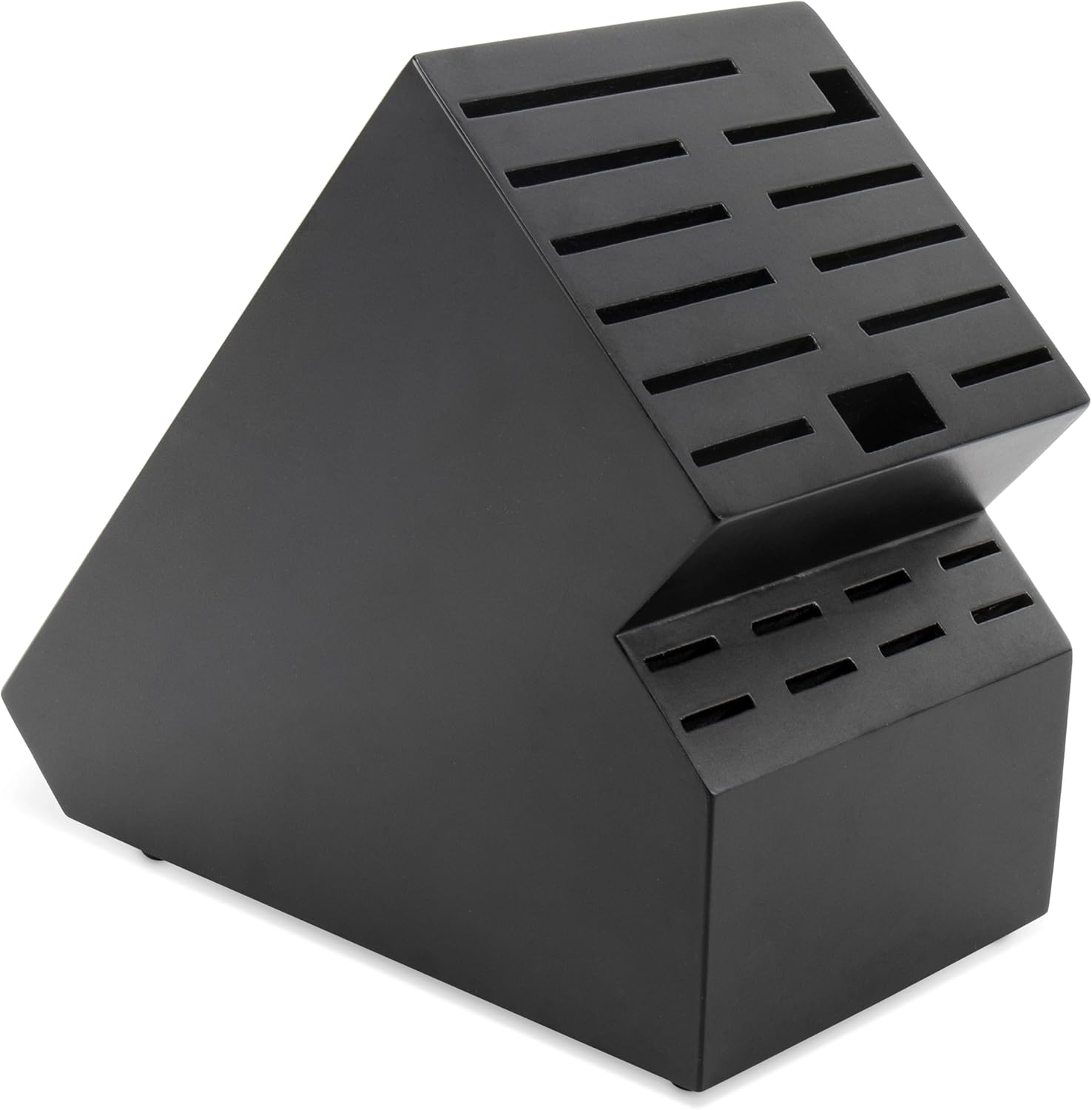 20 Slot Acacia Wood Kitchen Knife Block Organizer