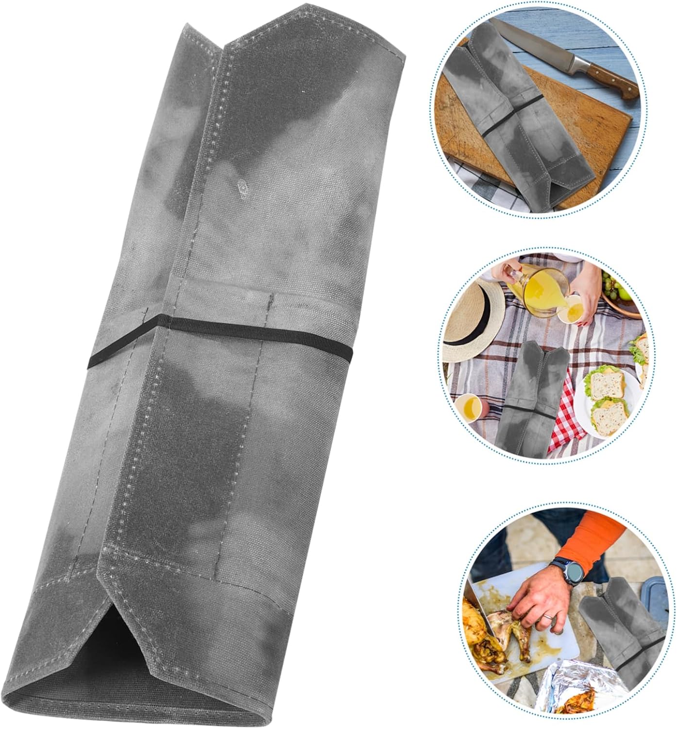 BESPORTBLE Canvas Cutter Storage Bag for Kitchen and Camping