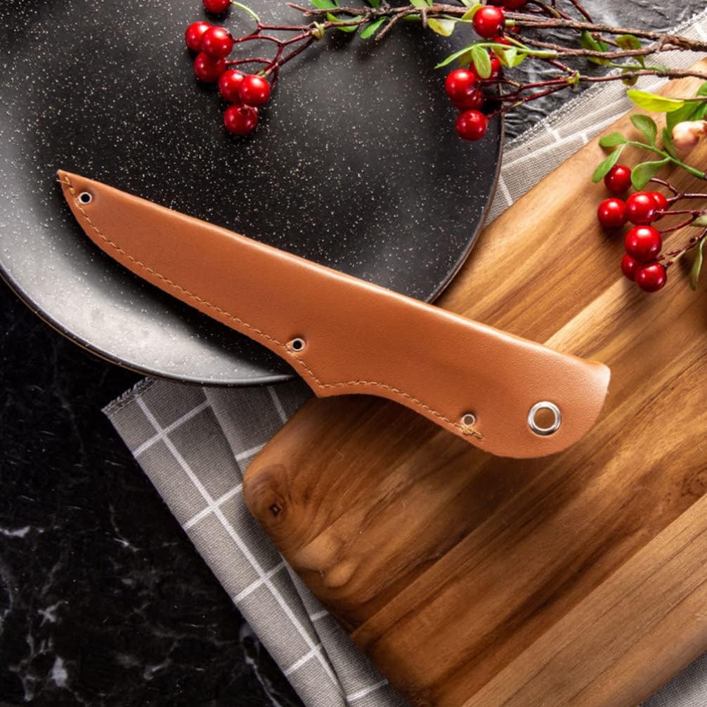 UPKOCH 5 Pcs Chef Knife Guards Premium PU Leather Knife Covers