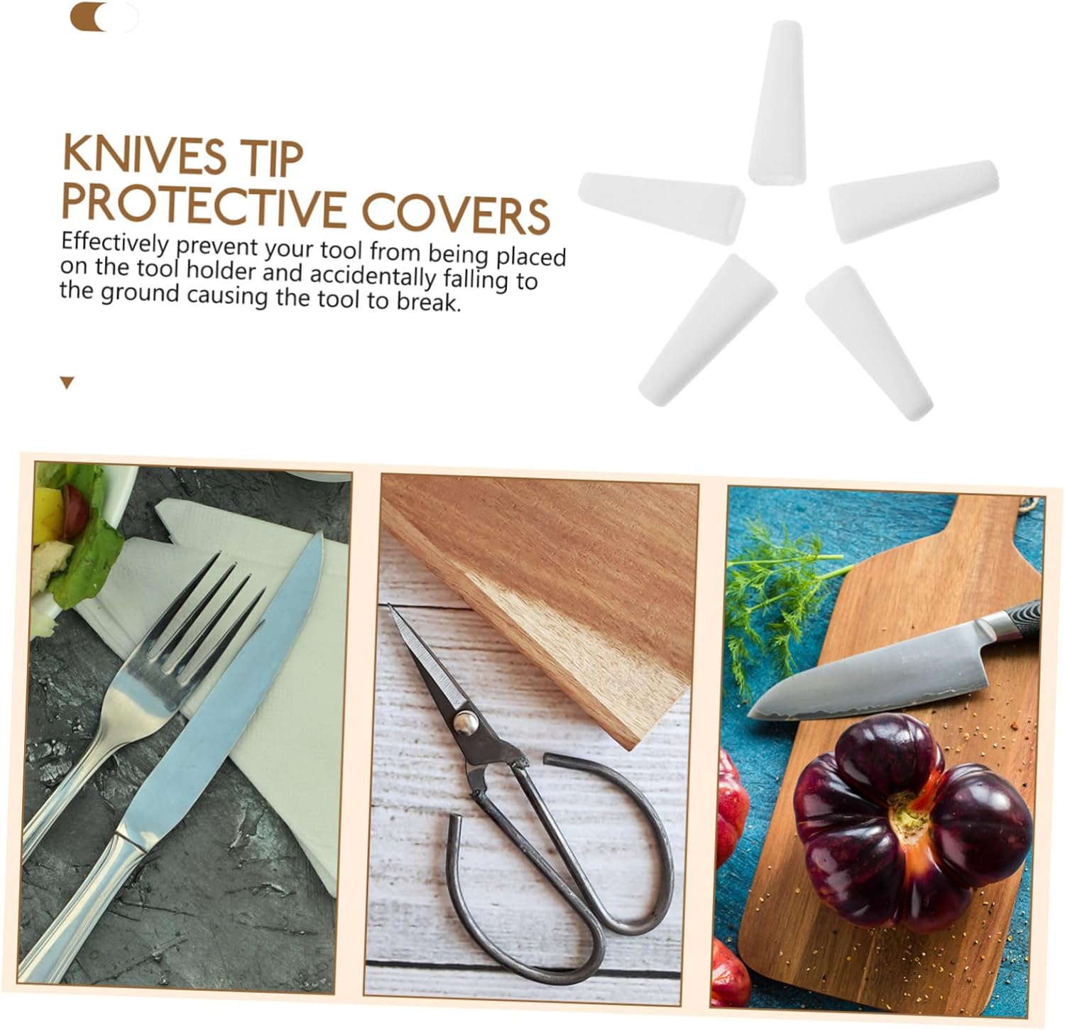 250-Piece Knife Tip Protectors Set