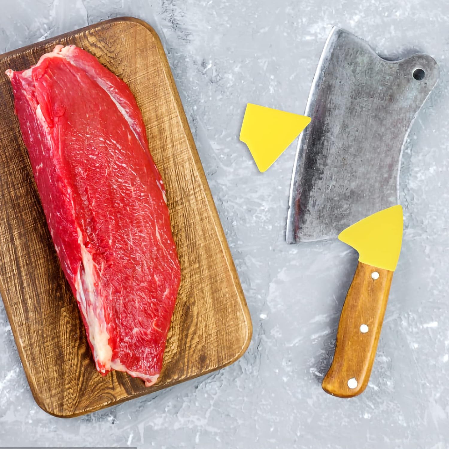 CALLARON Safe Silicone Knife Guards for Kitchen Use 2-Piece Set