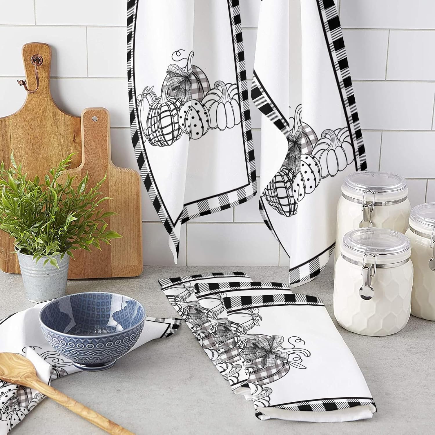 ZOE GARDEN Bohemian Kitchen Towels Set