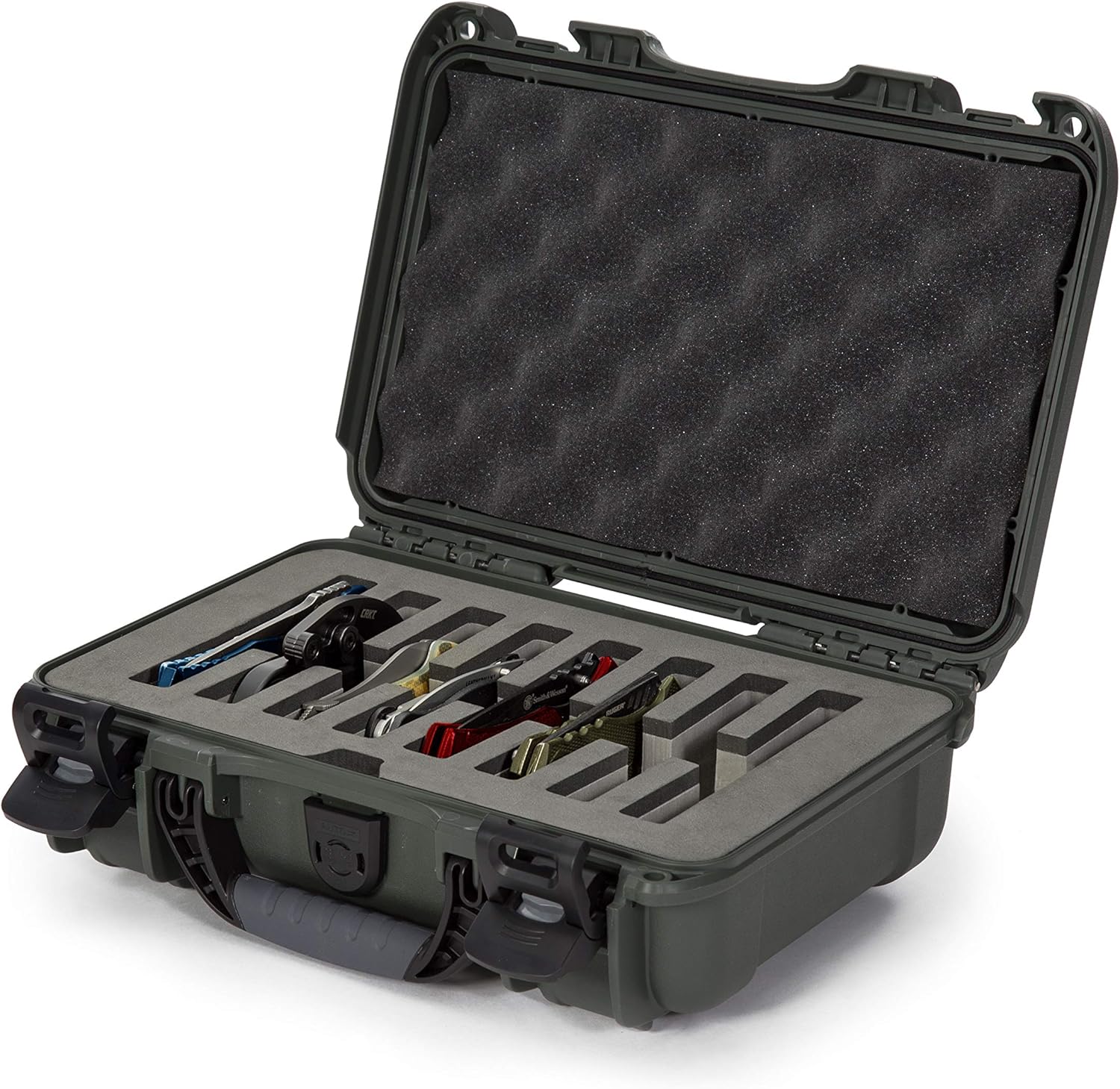 Nanuk 909 Waterproof Hard Case for 8-Pocket Knives