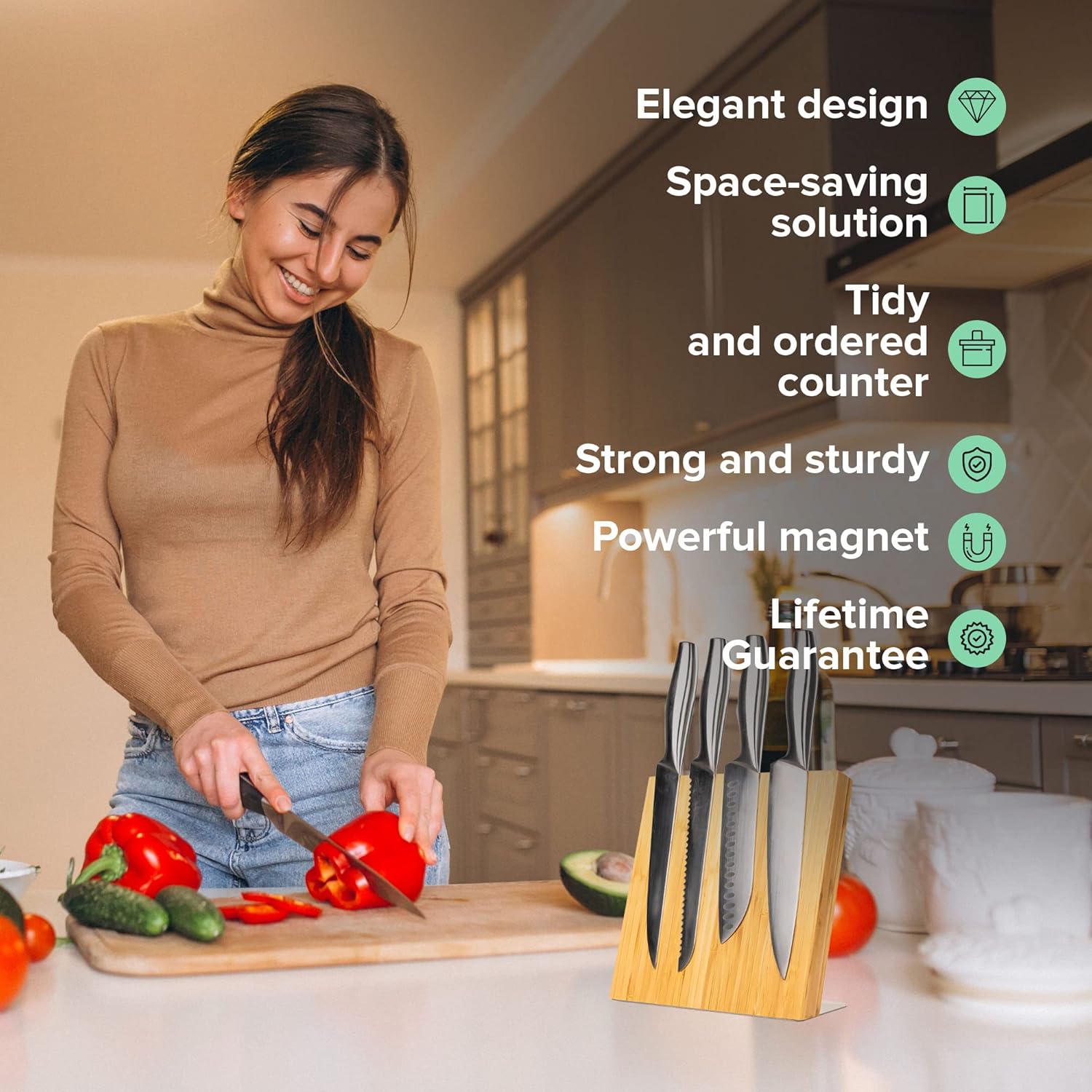 Coninx Magnetic Knife Block