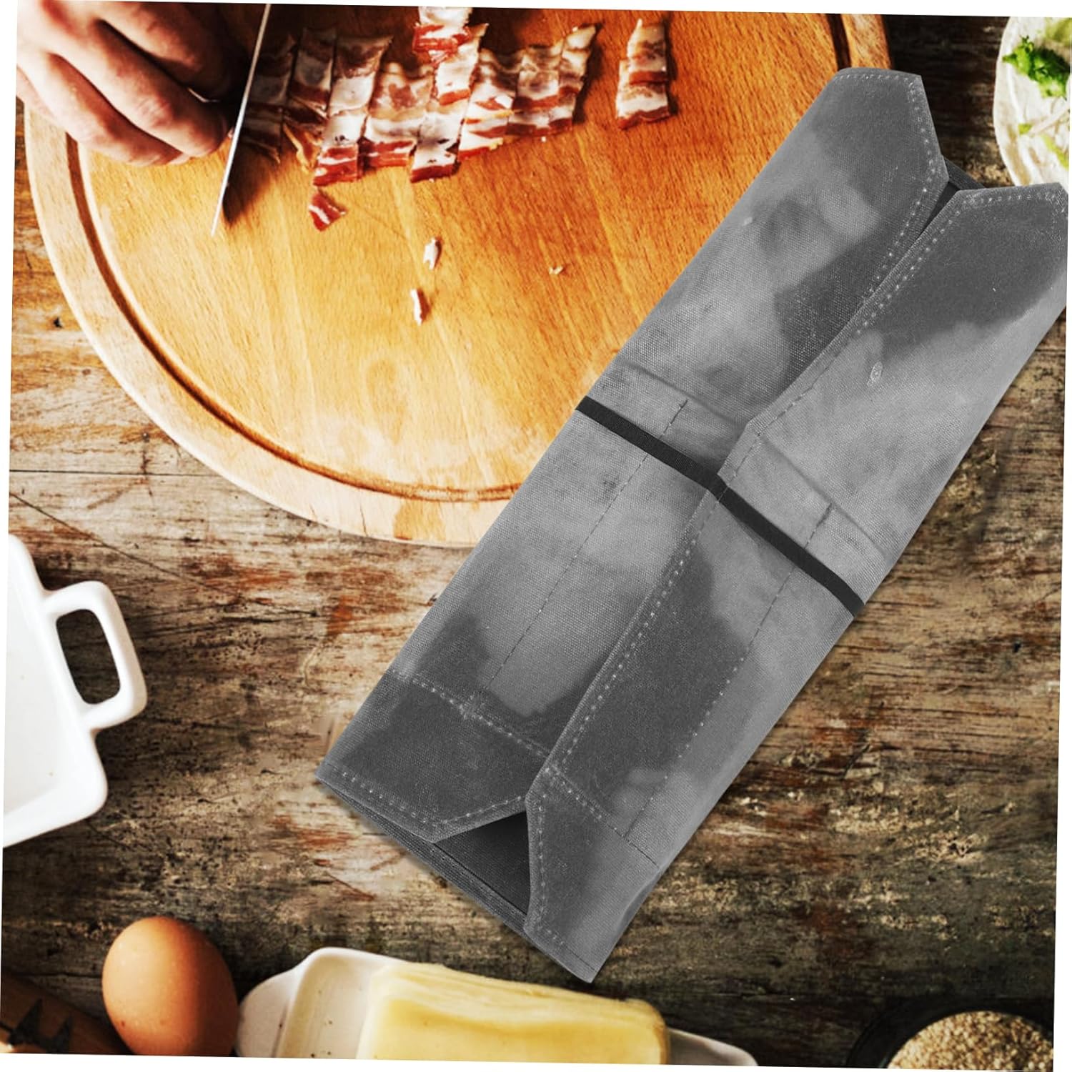 BESPORTBLE Canvas Cutter Storage Bag for Kitchen and Camping