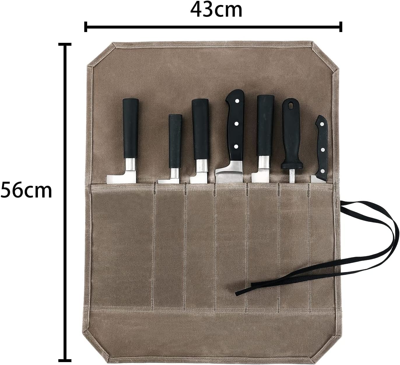 Durable Heavy Duty Chef knife Roll Bag Case