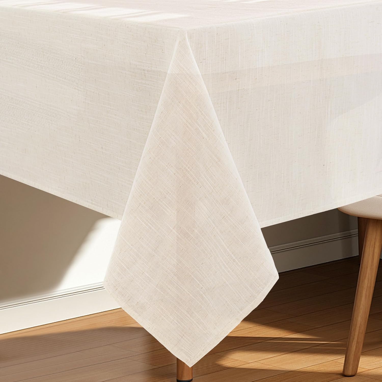 60x102 Linen Tablecloth - Water Resistant