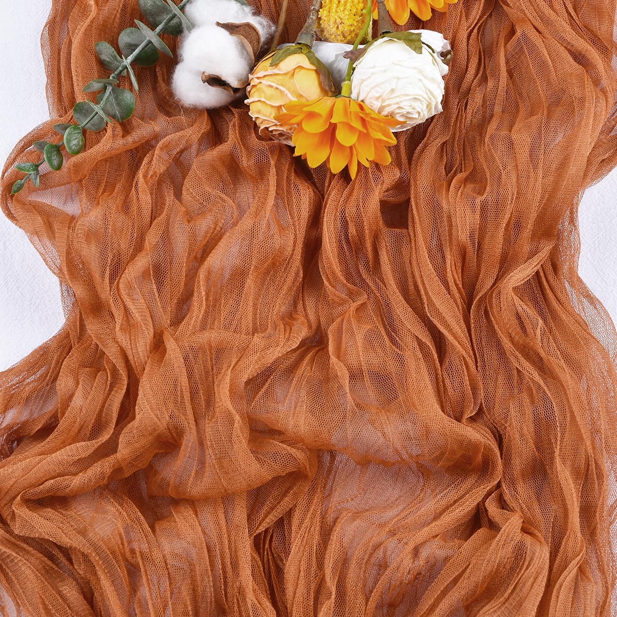 Perfect for Weddings 10ft Boho Gauze Table Runner