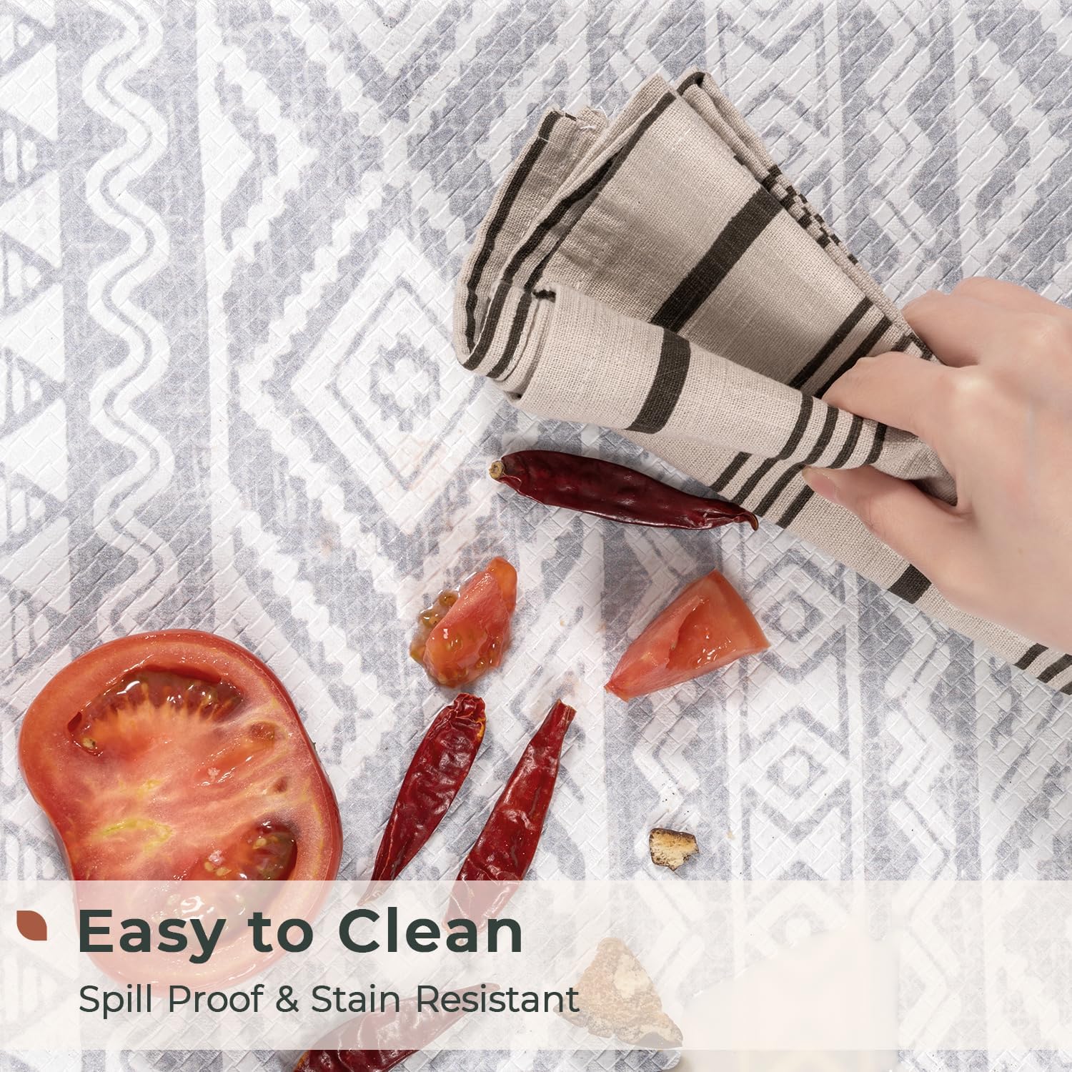 Chic Boho Kitchen Mat Set