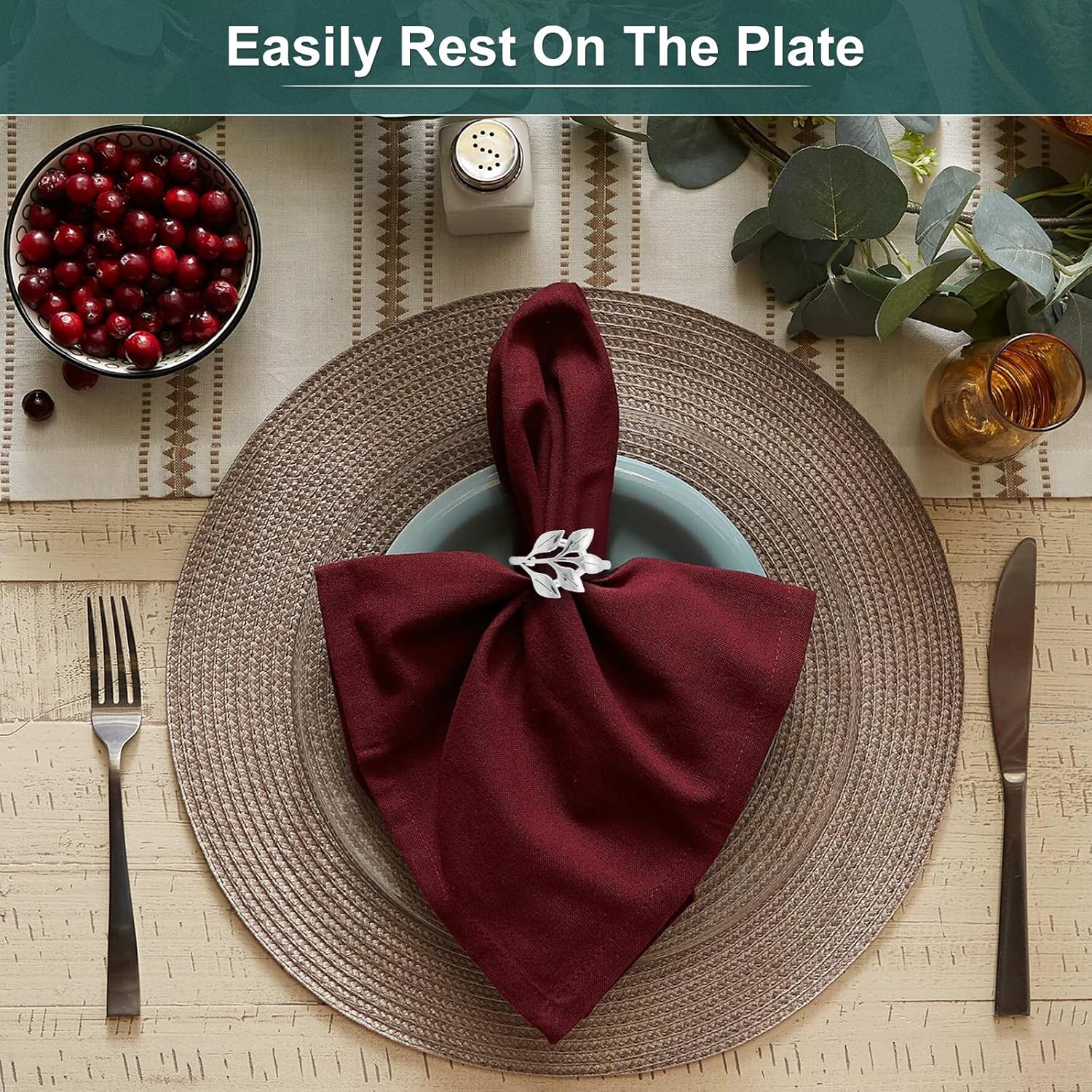 Versatile Napkin Rings for Dinner Weddings and Parties