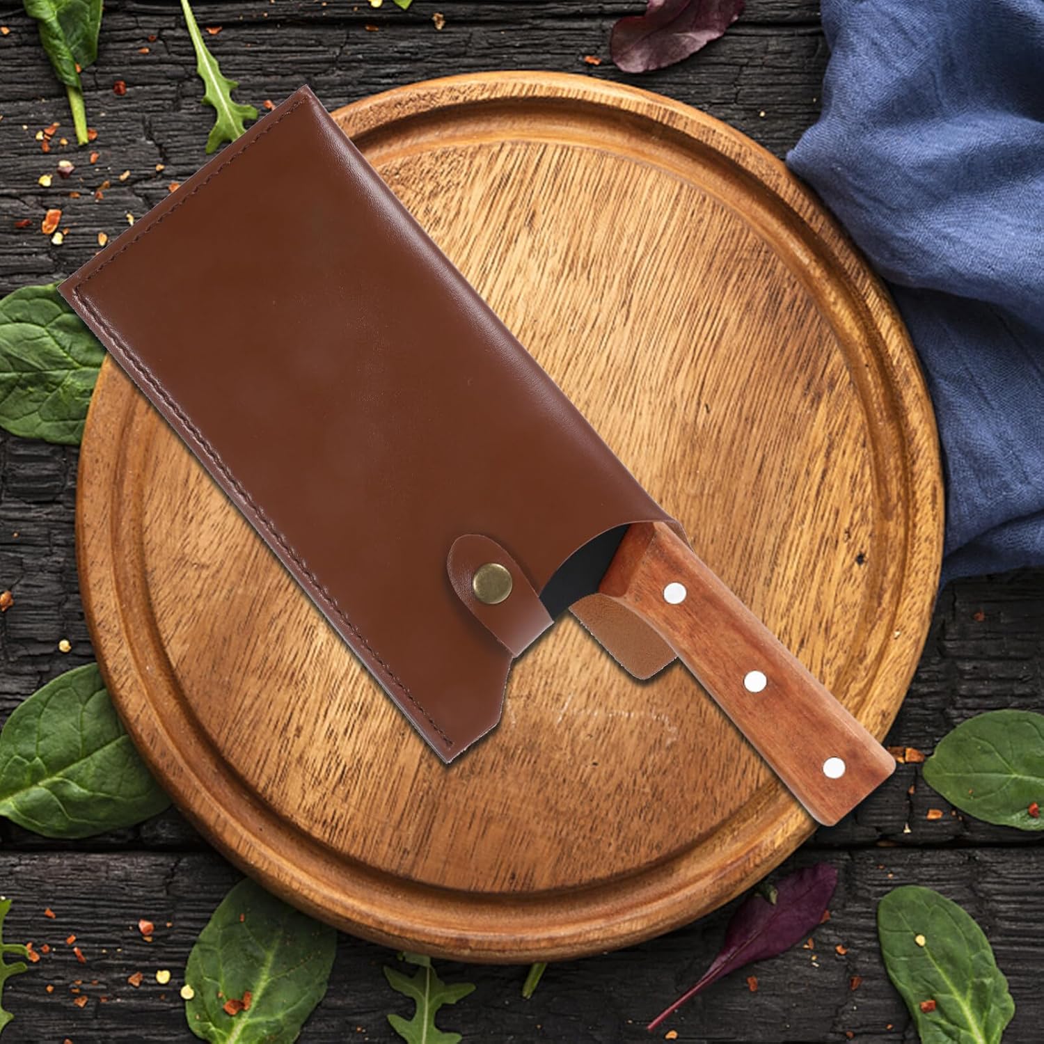 Fine Workmanship Leather Knife Holder