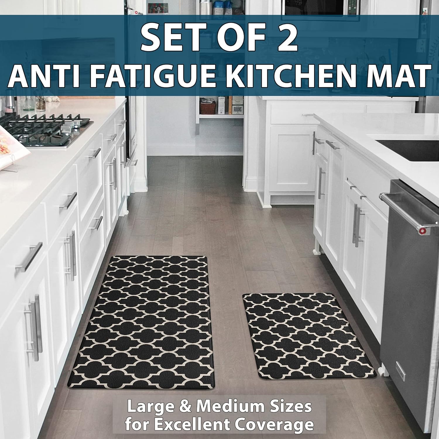 ComfiLife Anti-Fatigue Kitchen Mat Set Comfort Protection