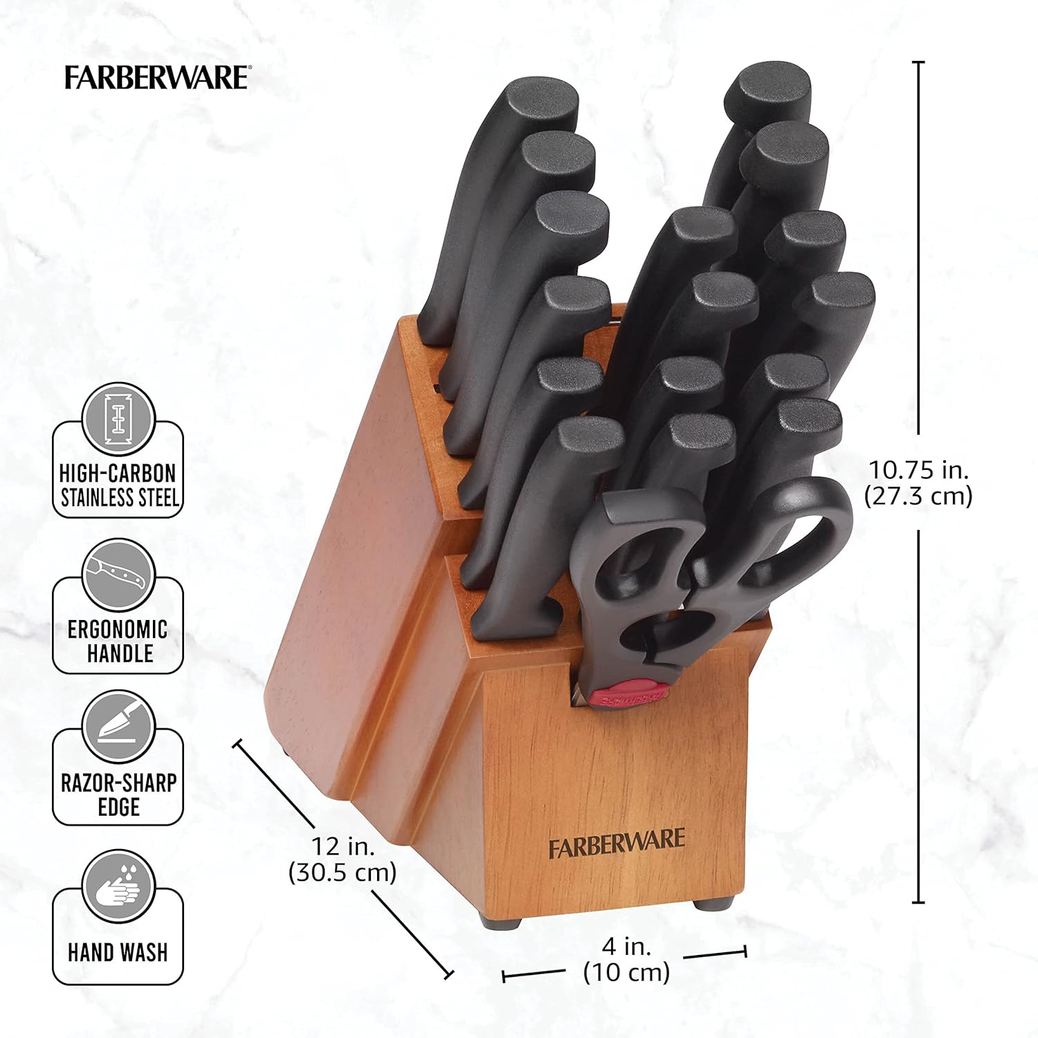 Farberware Never Needs Sharpening Knives Set