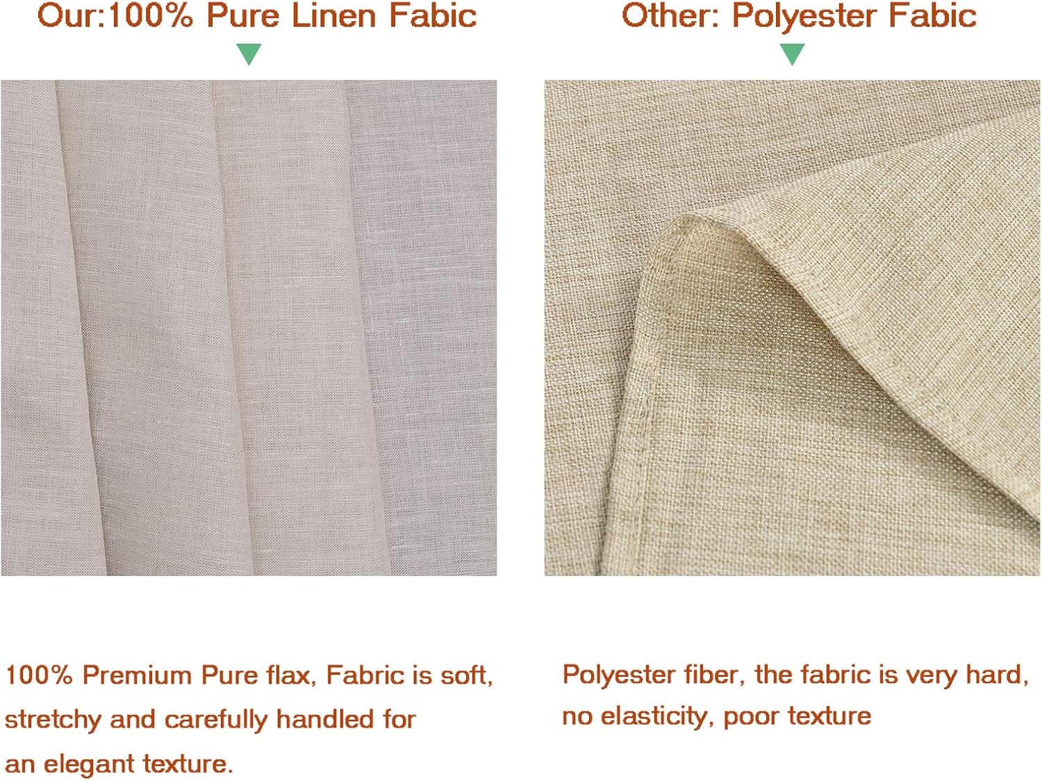 Durable Rustic 100 Linen Tablecloth