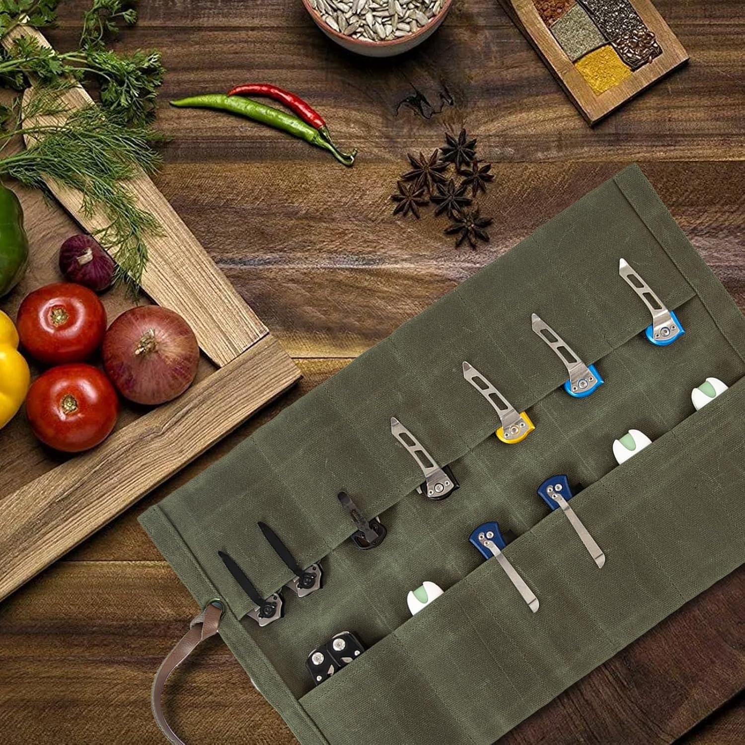 12-Slot Knife Holder Organizer
