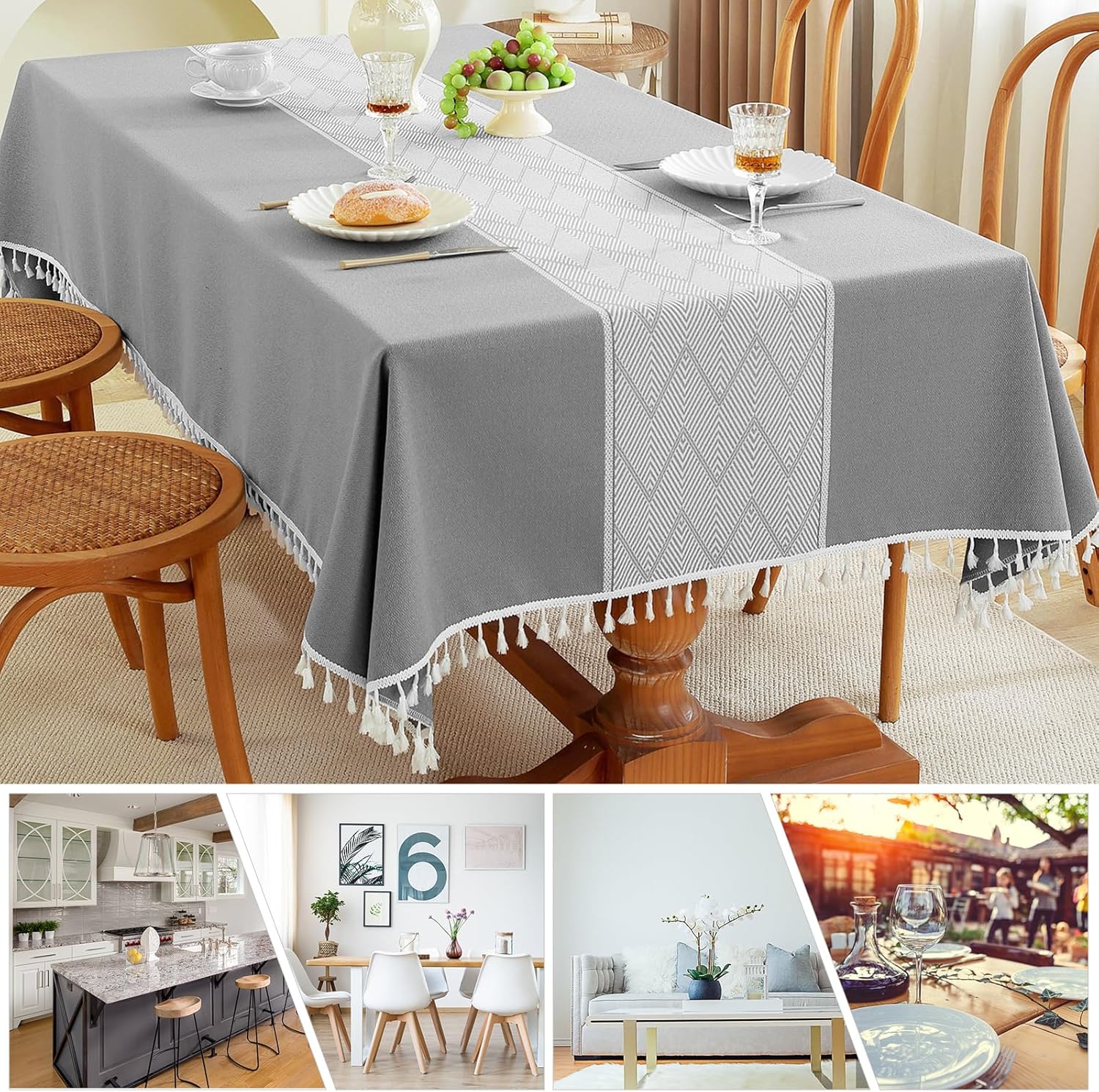 Deep Dream Tablecloth Set for Canvas Tables