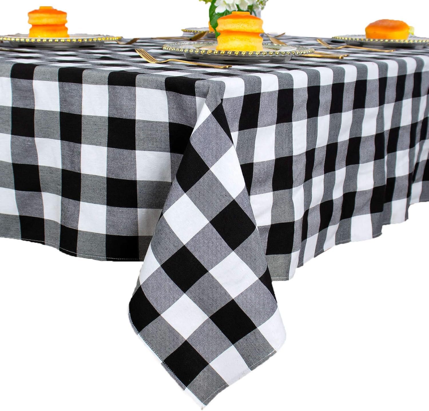 Stylish_csv Buffalo Plaid Tablecloth for 54x54-Inch Tables